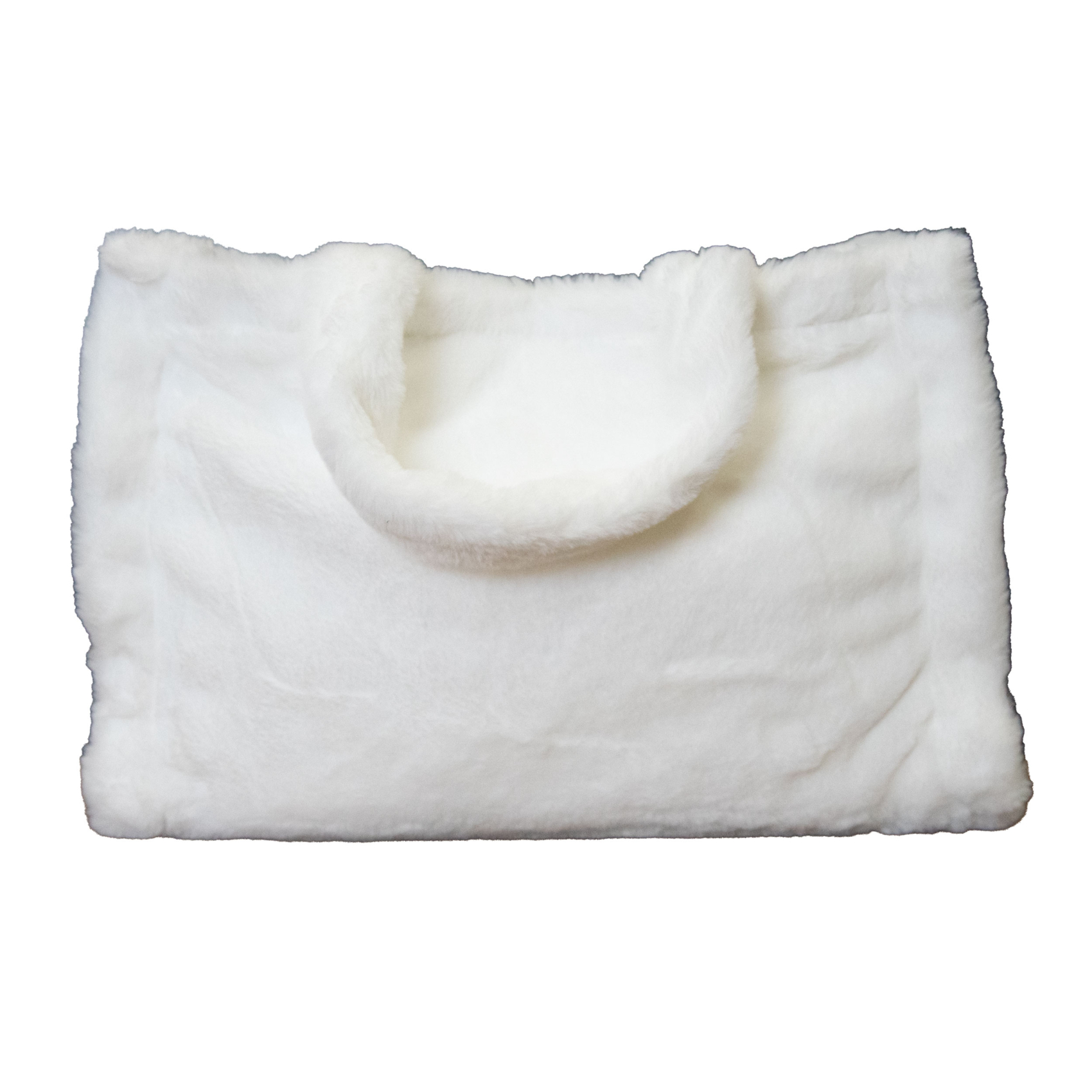 Sac cabas effet doudou avec fermeture aimantée
