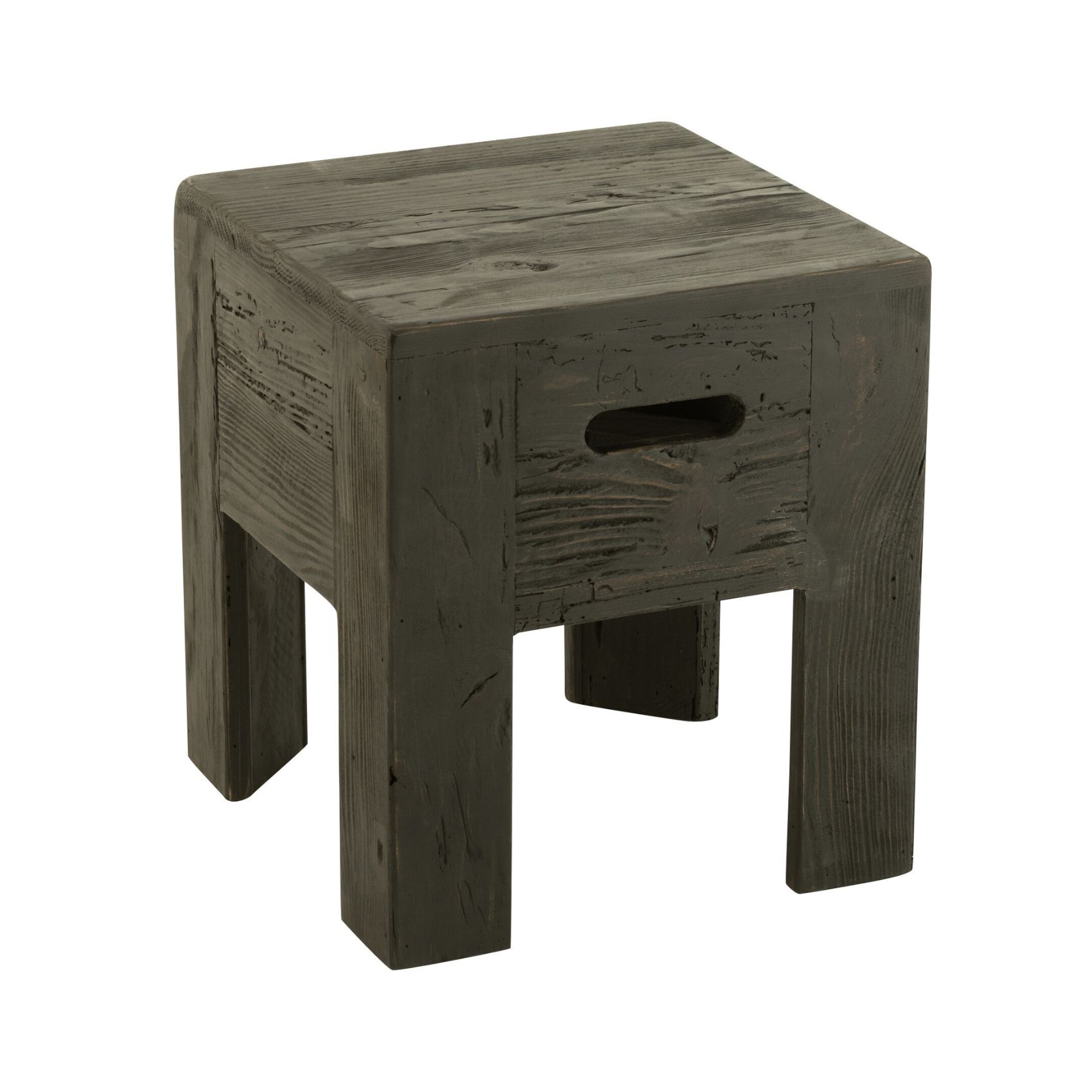 Tabouret bois vintage — vue 4