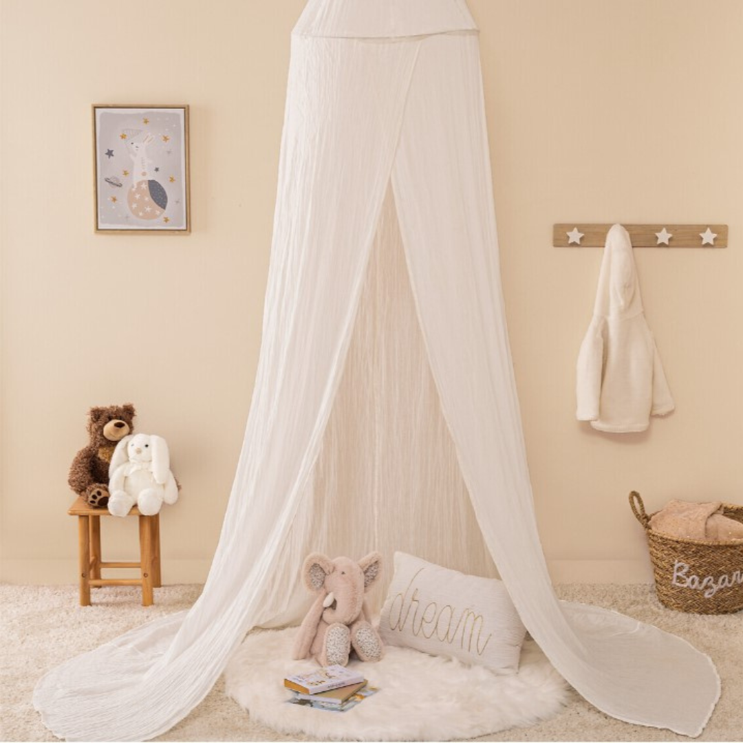 Ciel de lit en double gaze de coton — vue 4