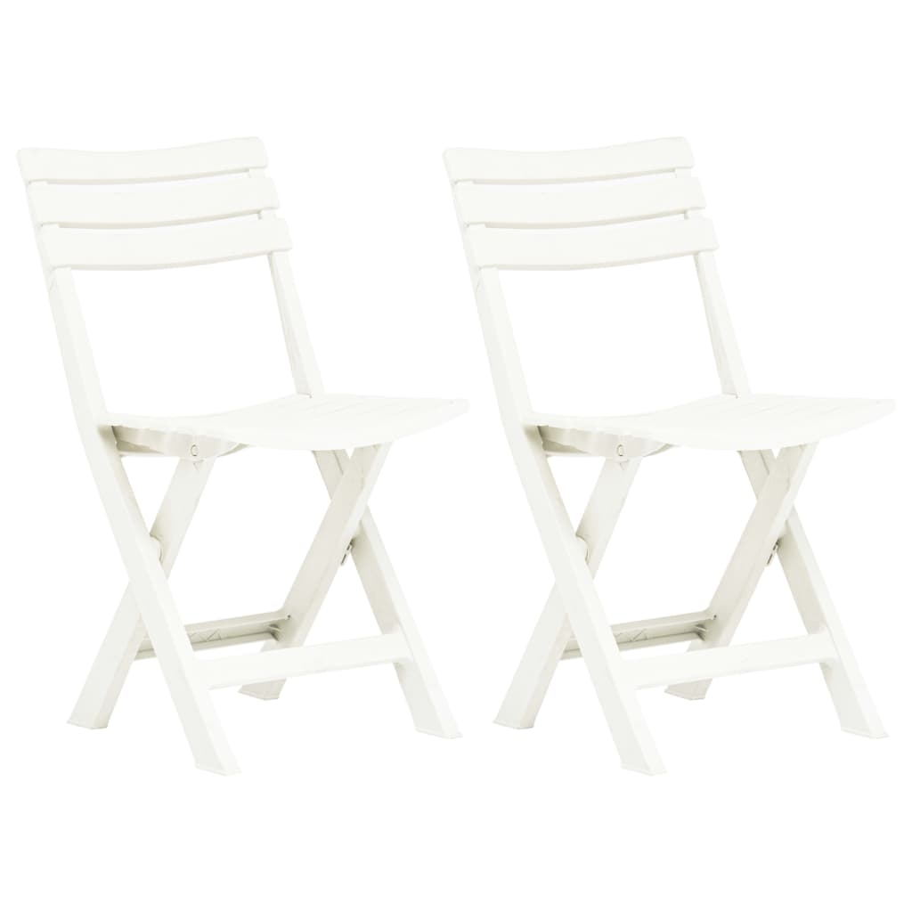 Lot de 2 chaises de jardin pliantes
