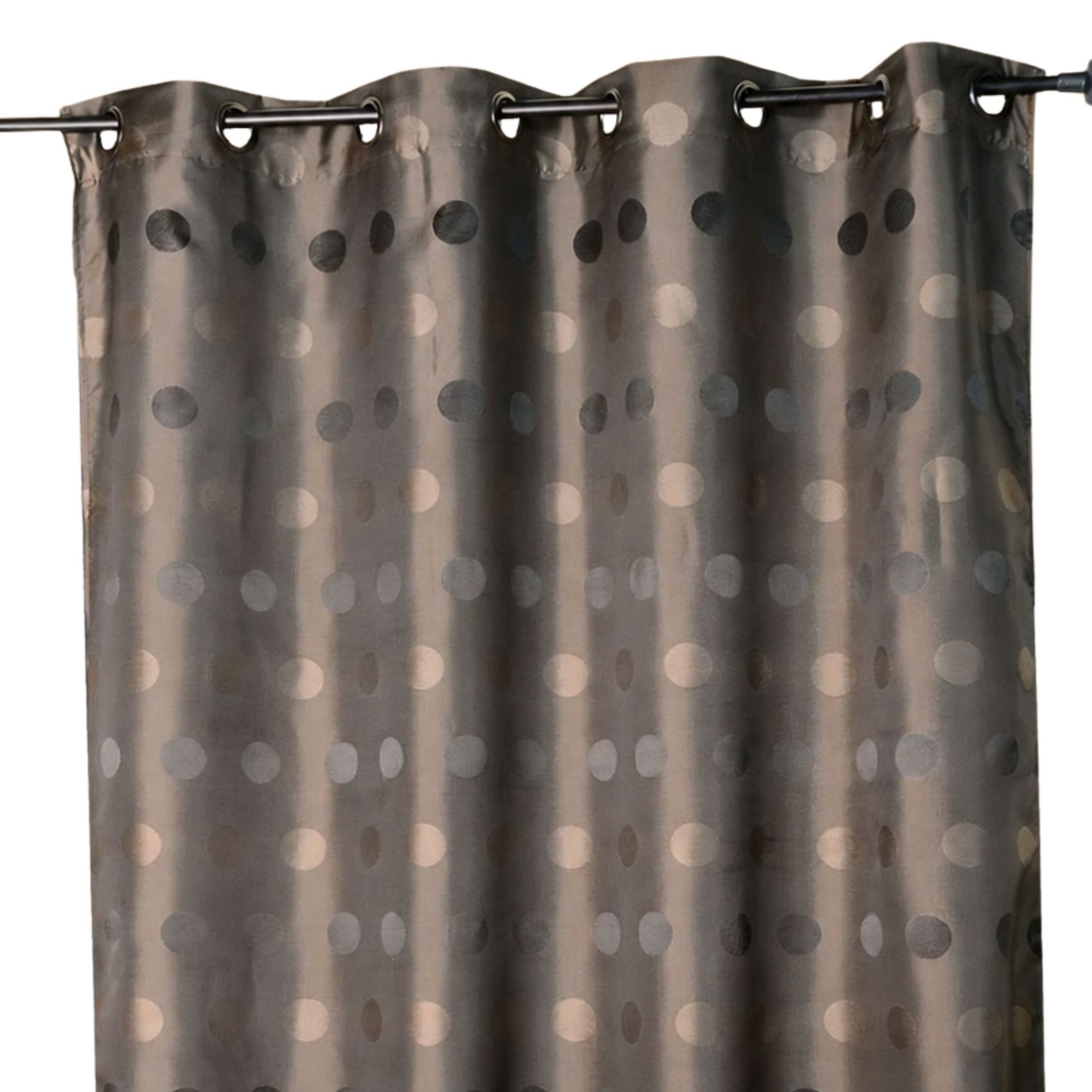 Rideau d'ameublement en jacquard pois bimbo — vue 3