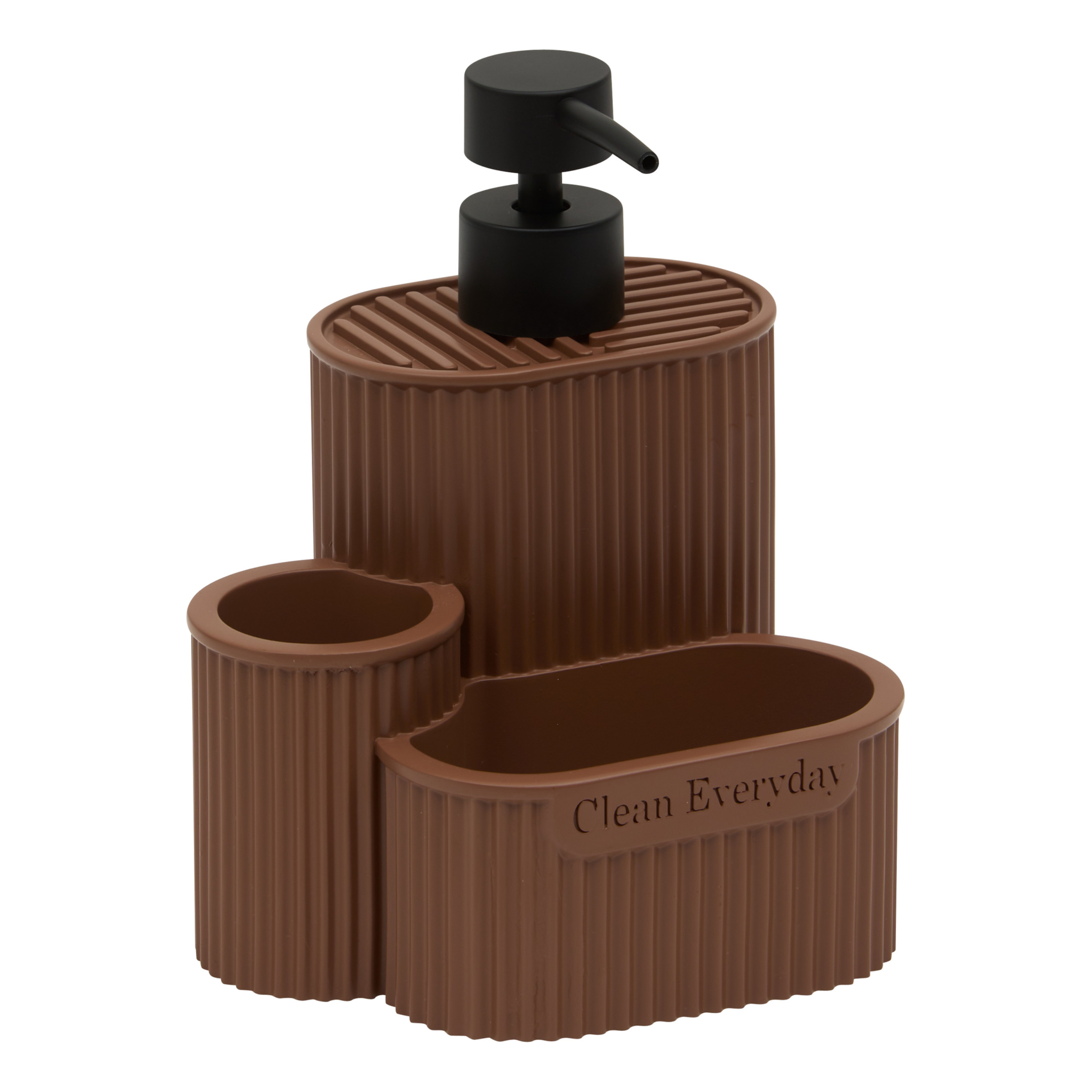 Distributeur de savon avec éponge et brosse à vaisselle — vue 6