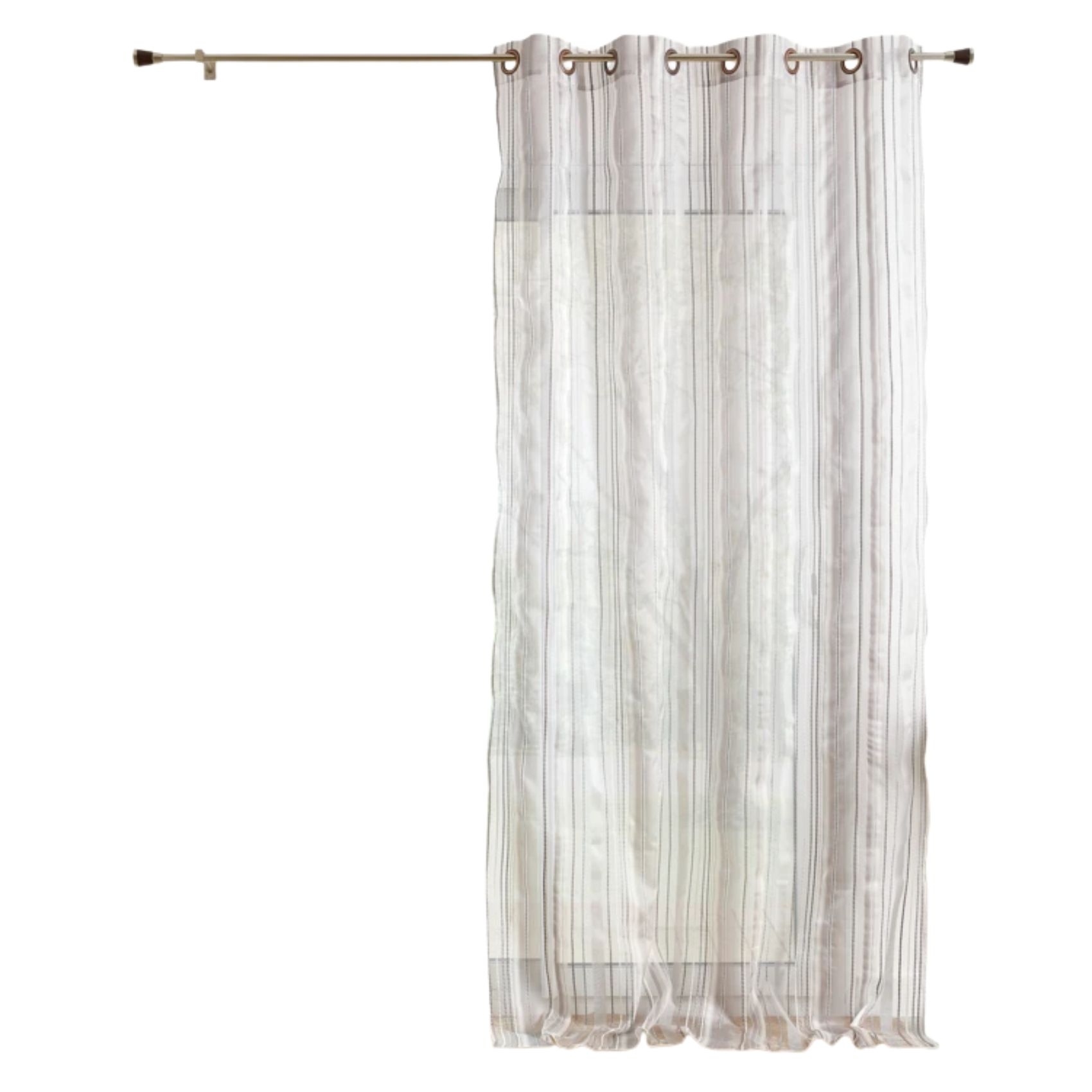 Voilage en organza à rayures — vue 4