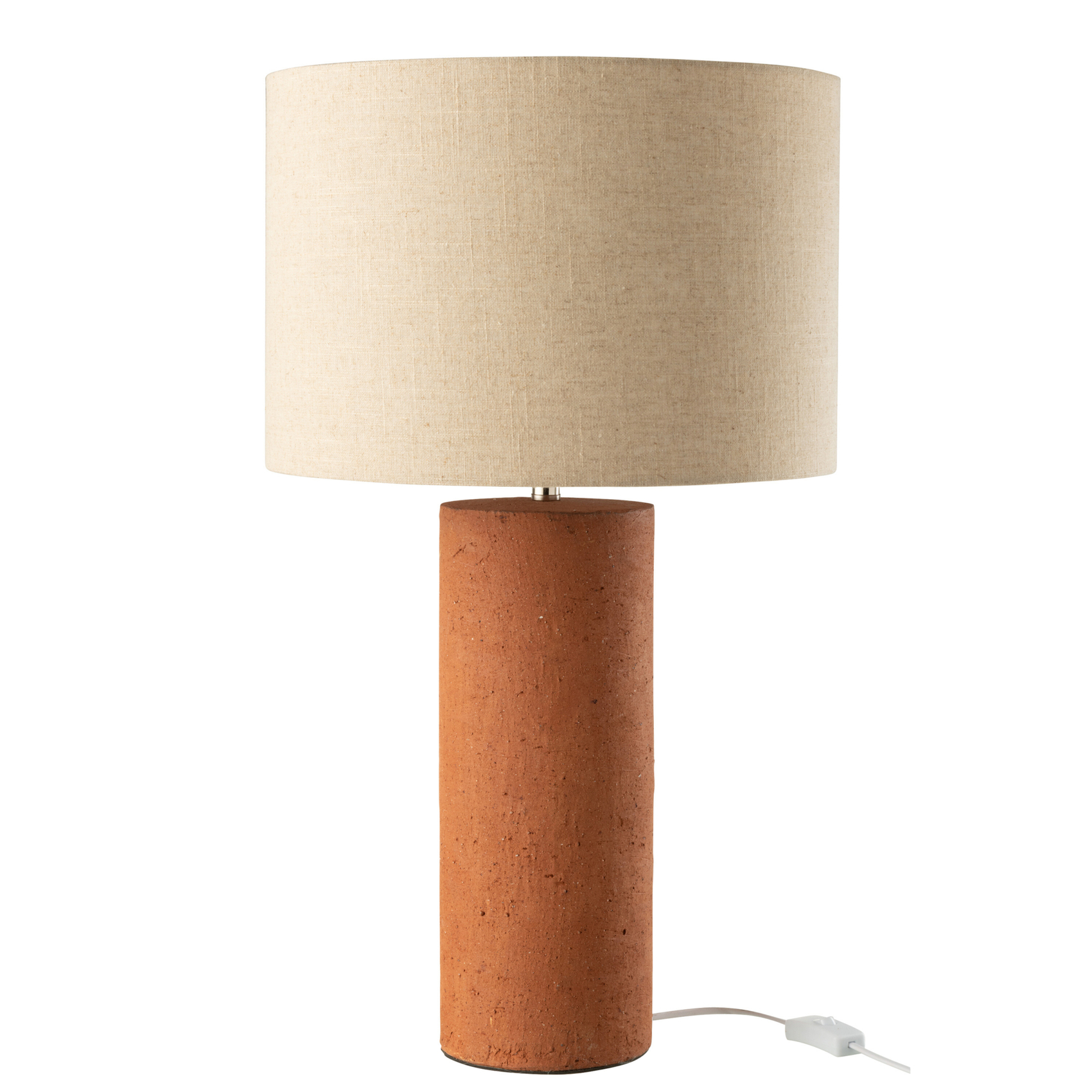 Lampe sur pied en terre cuite