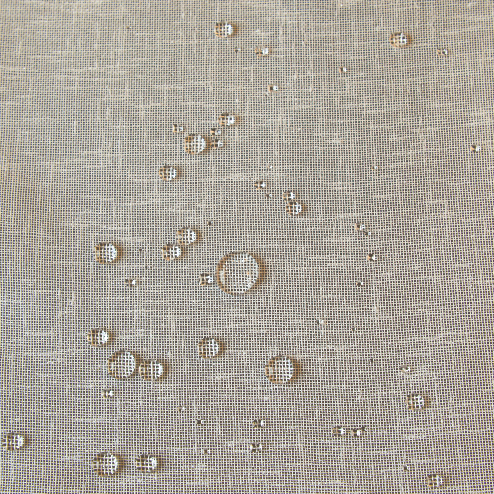 Tissu plombé effet lin — vue 6