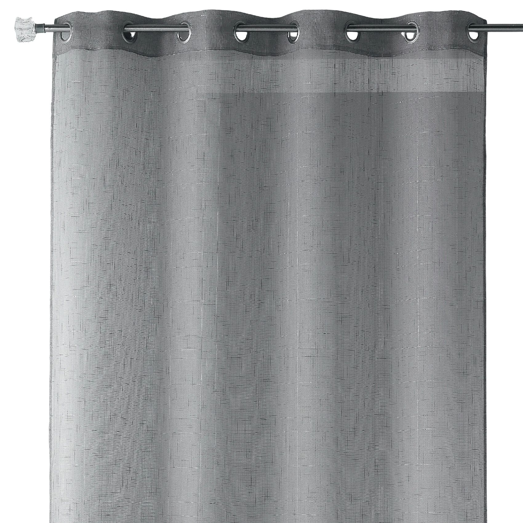 Voilage en étamine unie et fils lurex — vue 6