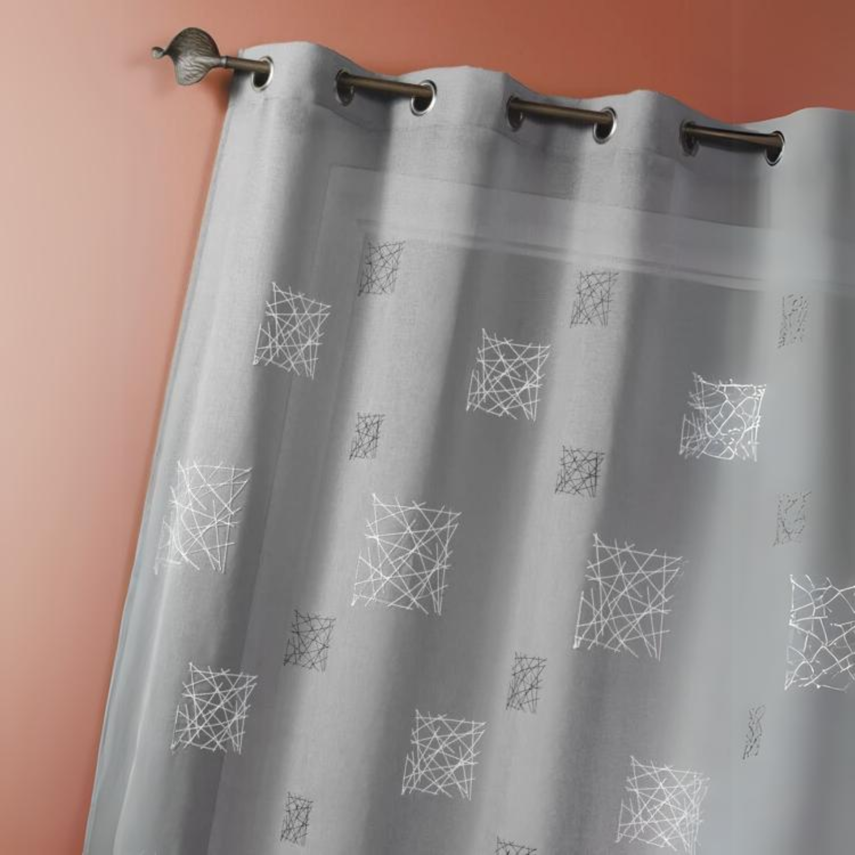 Voilage Etamine Brodée — vue 4