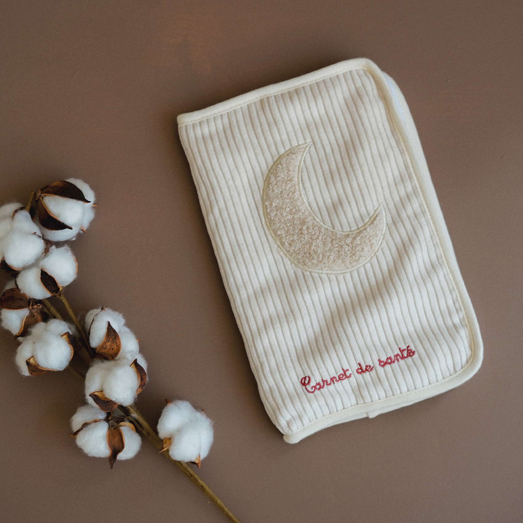 Protège carnet de santé lune — vue 3