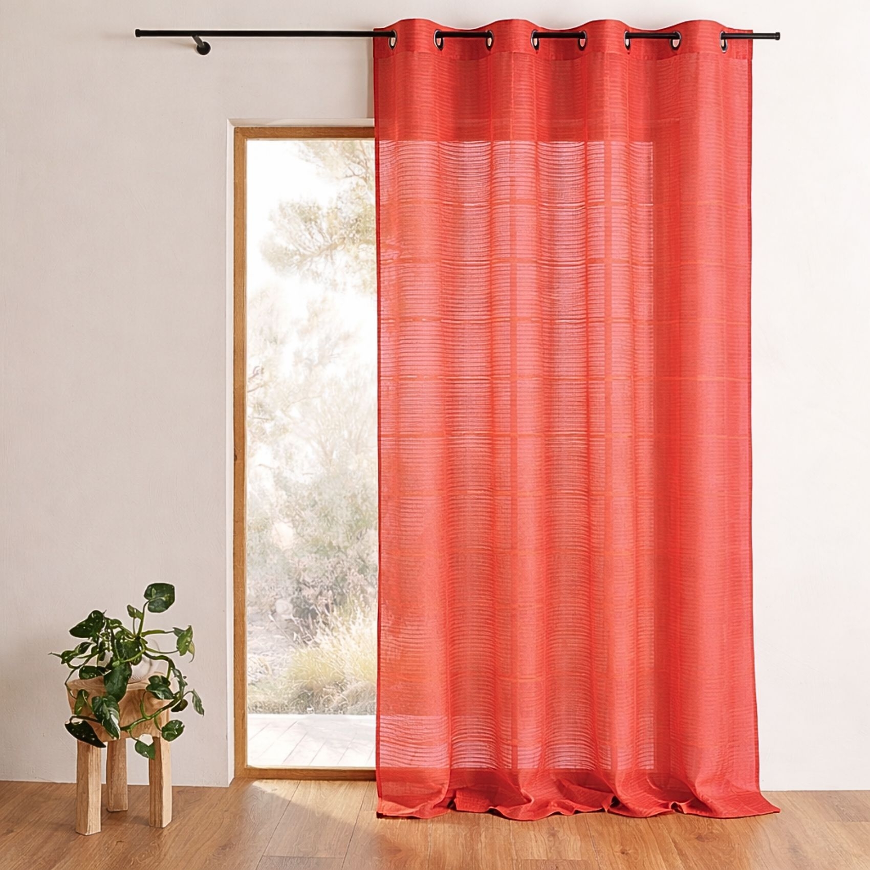 Voilage Organza Rayures Fantaisies