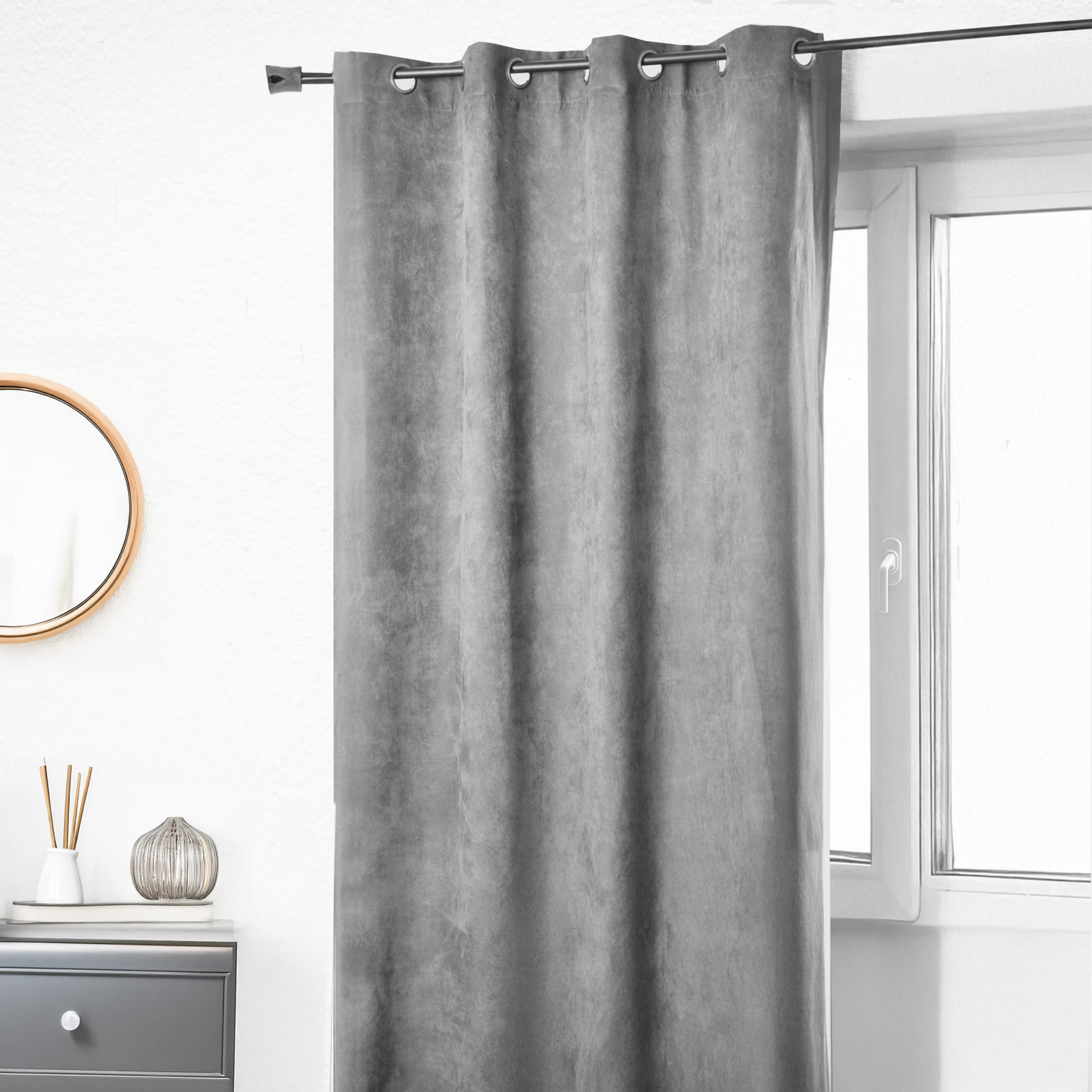 Rideau doublé 100 % occultant et face suédine unie — vue 3