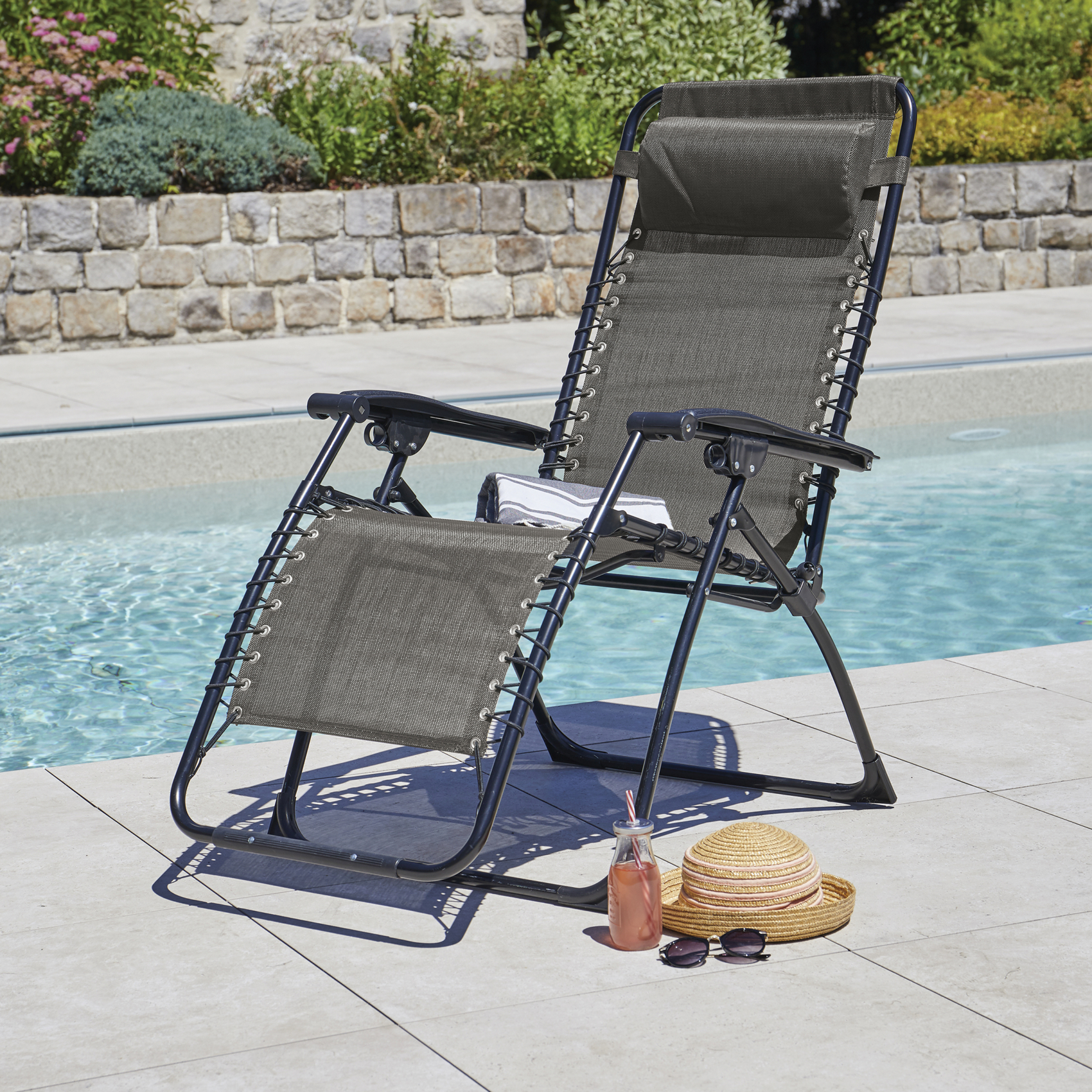 Fauteuil relax inclinable de jardin — vue 3