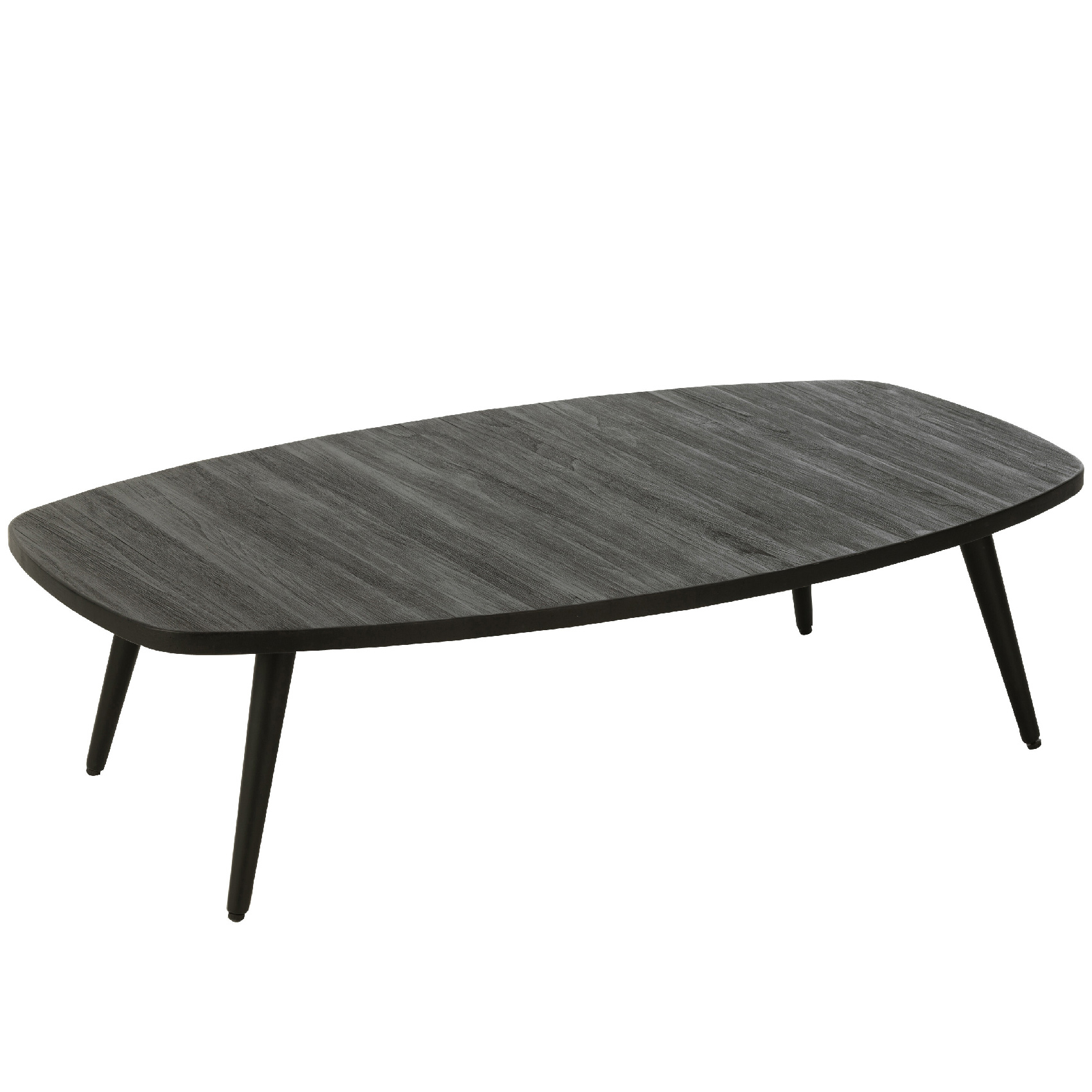 Table basse rectangulaire en teck recyclé