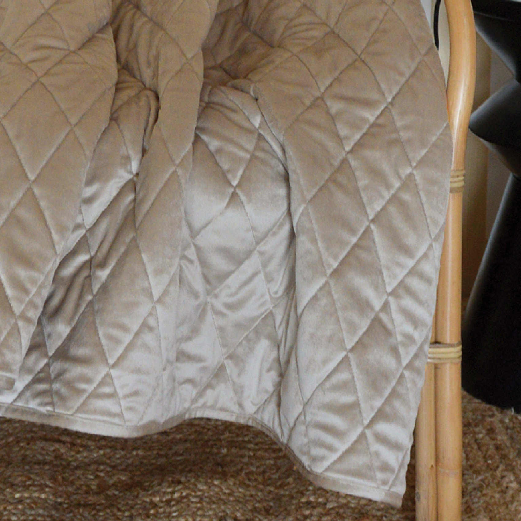 Plaid Canapé en velours matelassé — vue 3