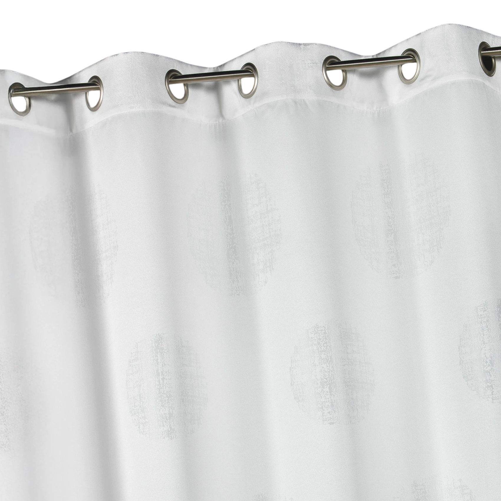 Rideau jacquard imprimé rond chiné — vue 3