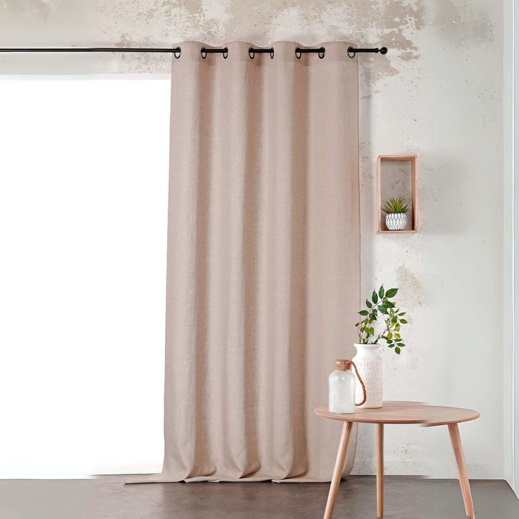 Rideau Voilage uni 100% lin — vue 5