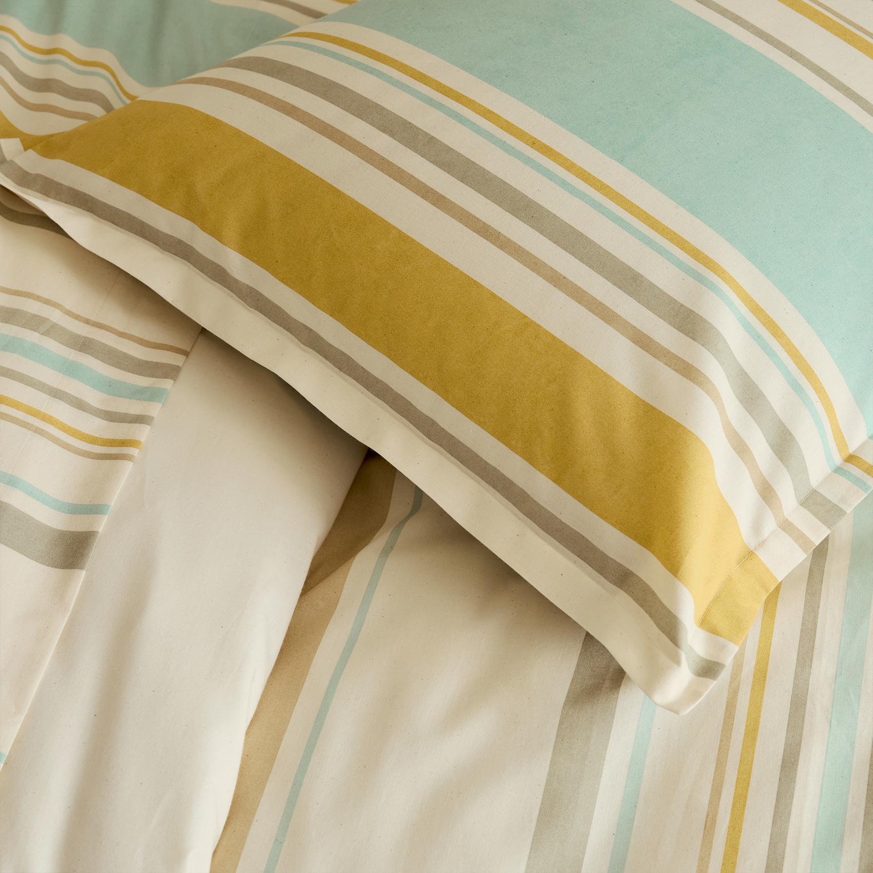 Drap plat coton rayures bayadère — vue 6