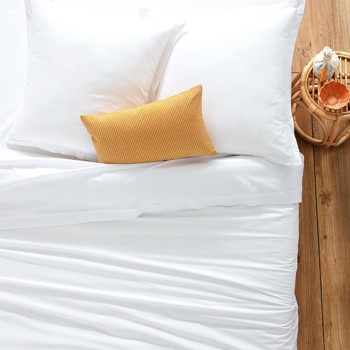 Drap housse aspect coton lavé — vue 6