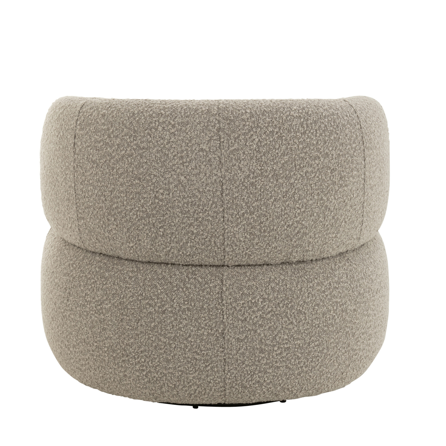 Fauteuil pivotant rond en bouclette — vue 4