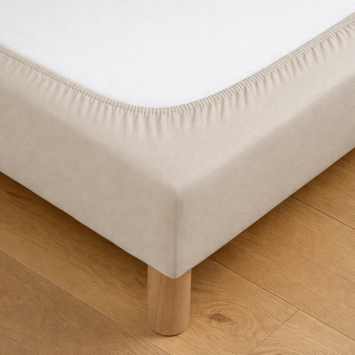 Cache sommier jersey coton extensible — vue 4