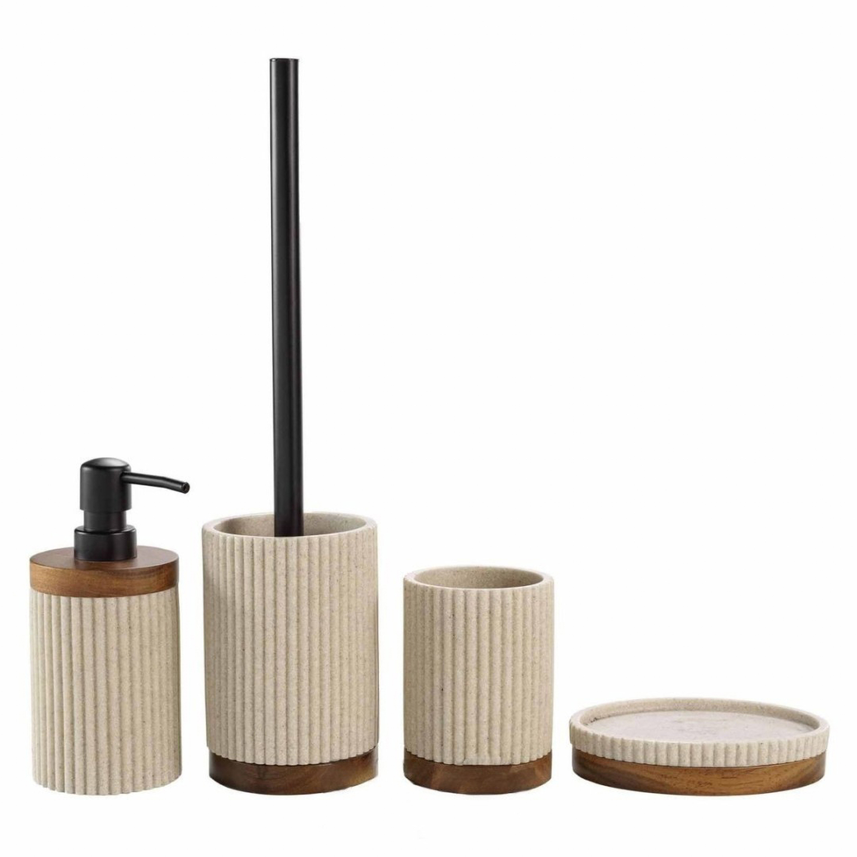 Gobelet salle de bain accacia — vue 3