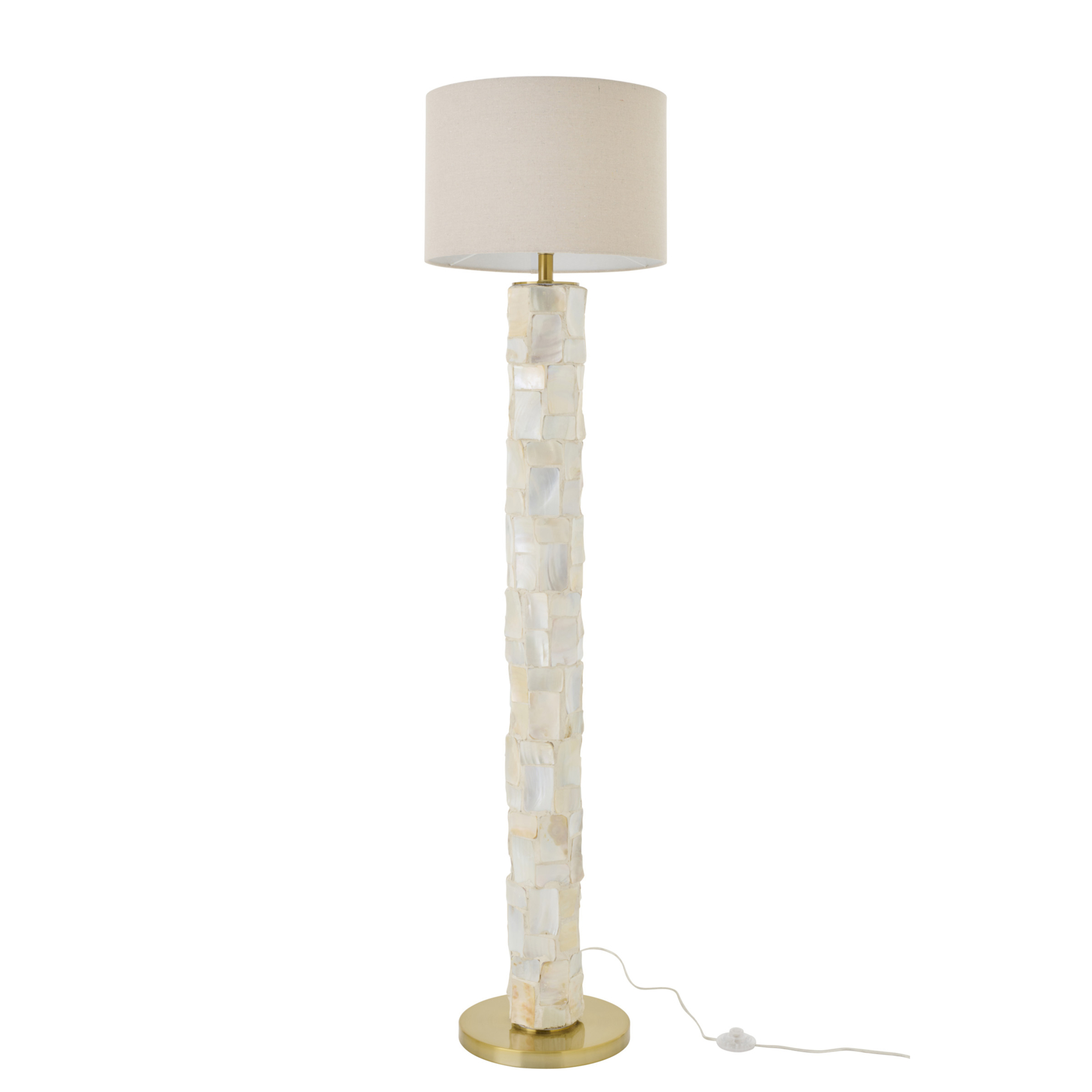 Lampadaire effet nacré