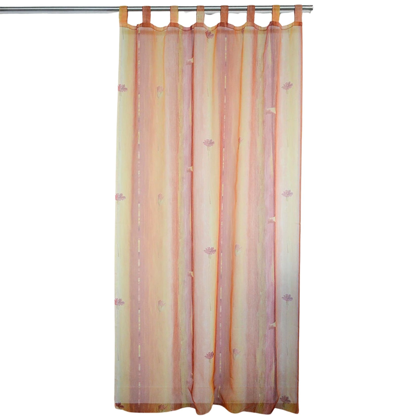 Voilage à Pattes Coloré et Fleuri — vue 4