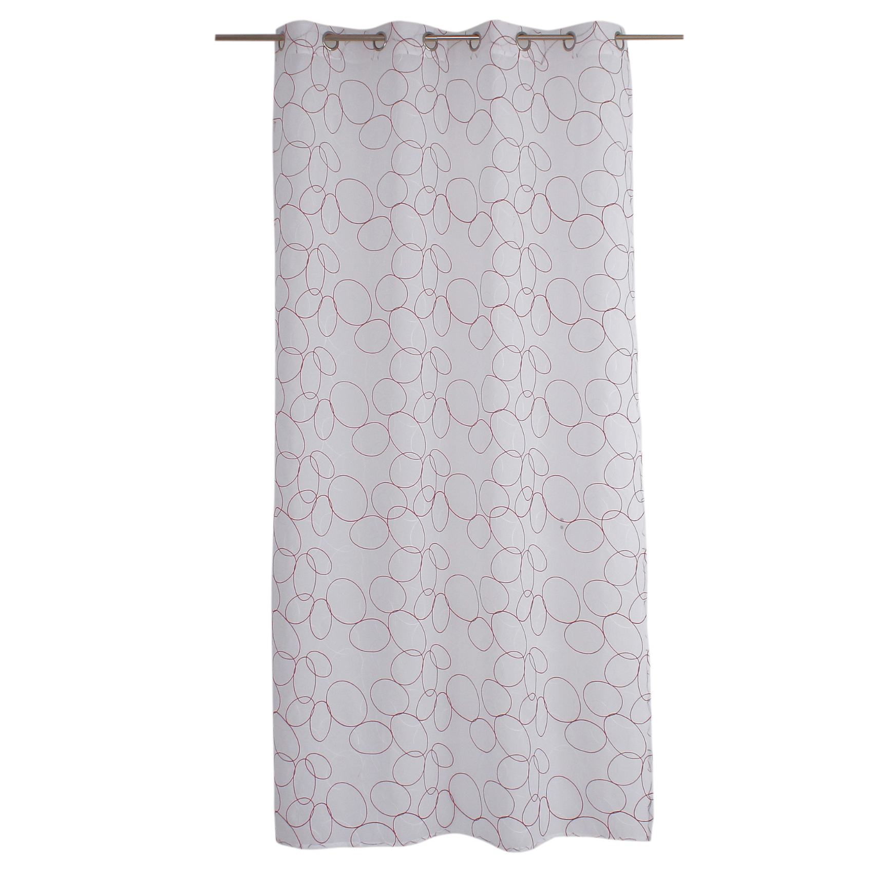 Voilage tamisant brodé de sphères — vue 6