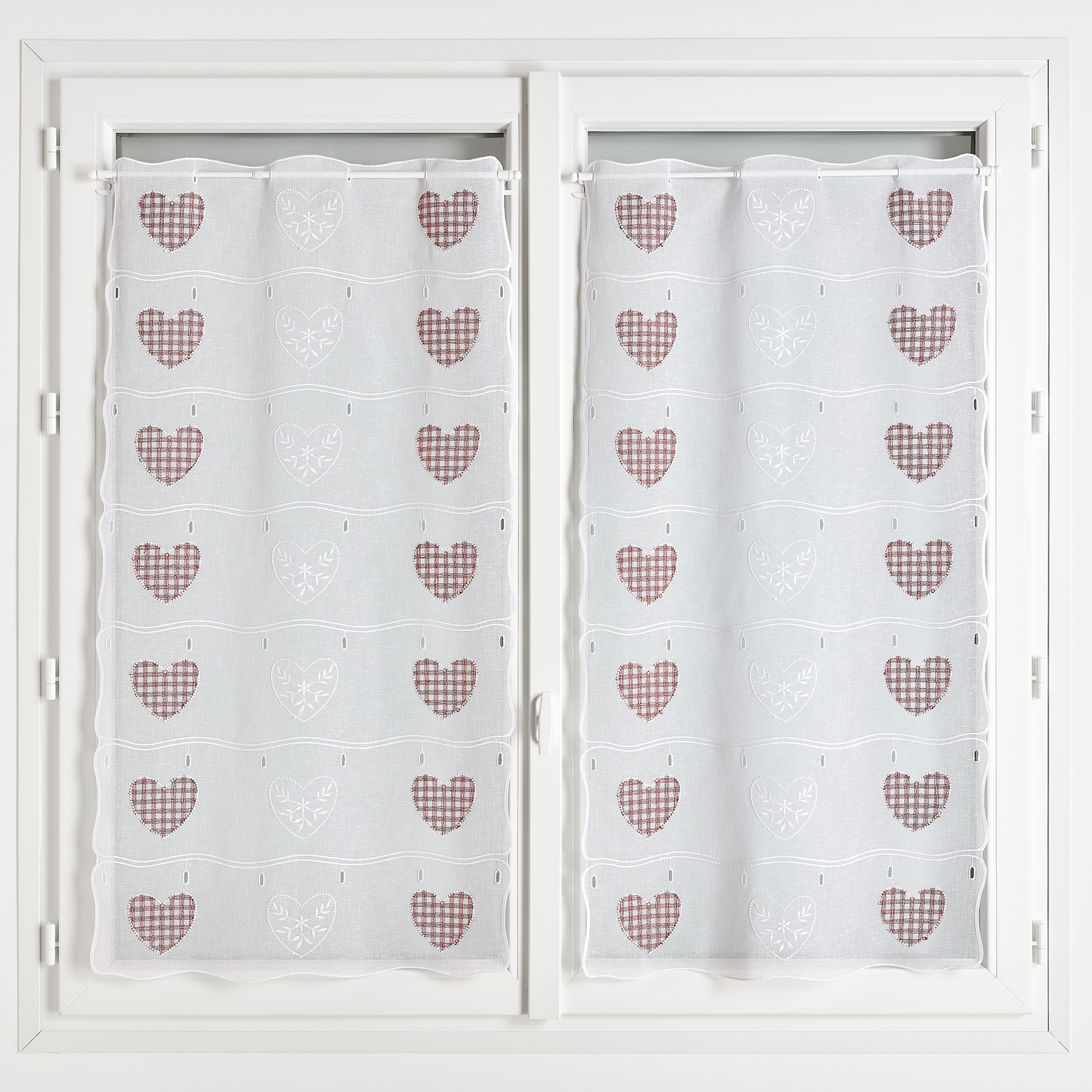 Modulable brodé avec motifs cœurs