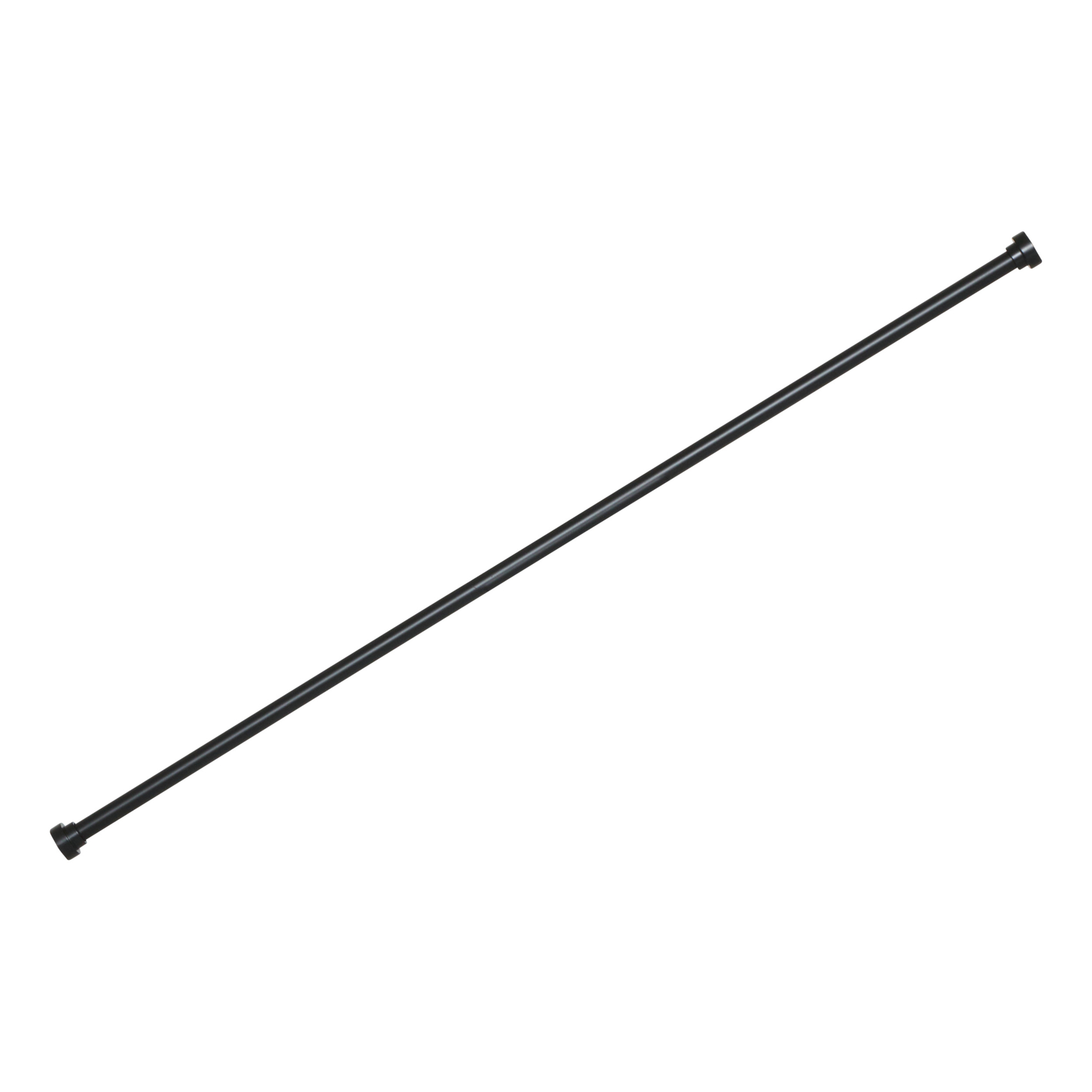 Kit tringle à rideaux extensible avec embout disque en métal — vue 4