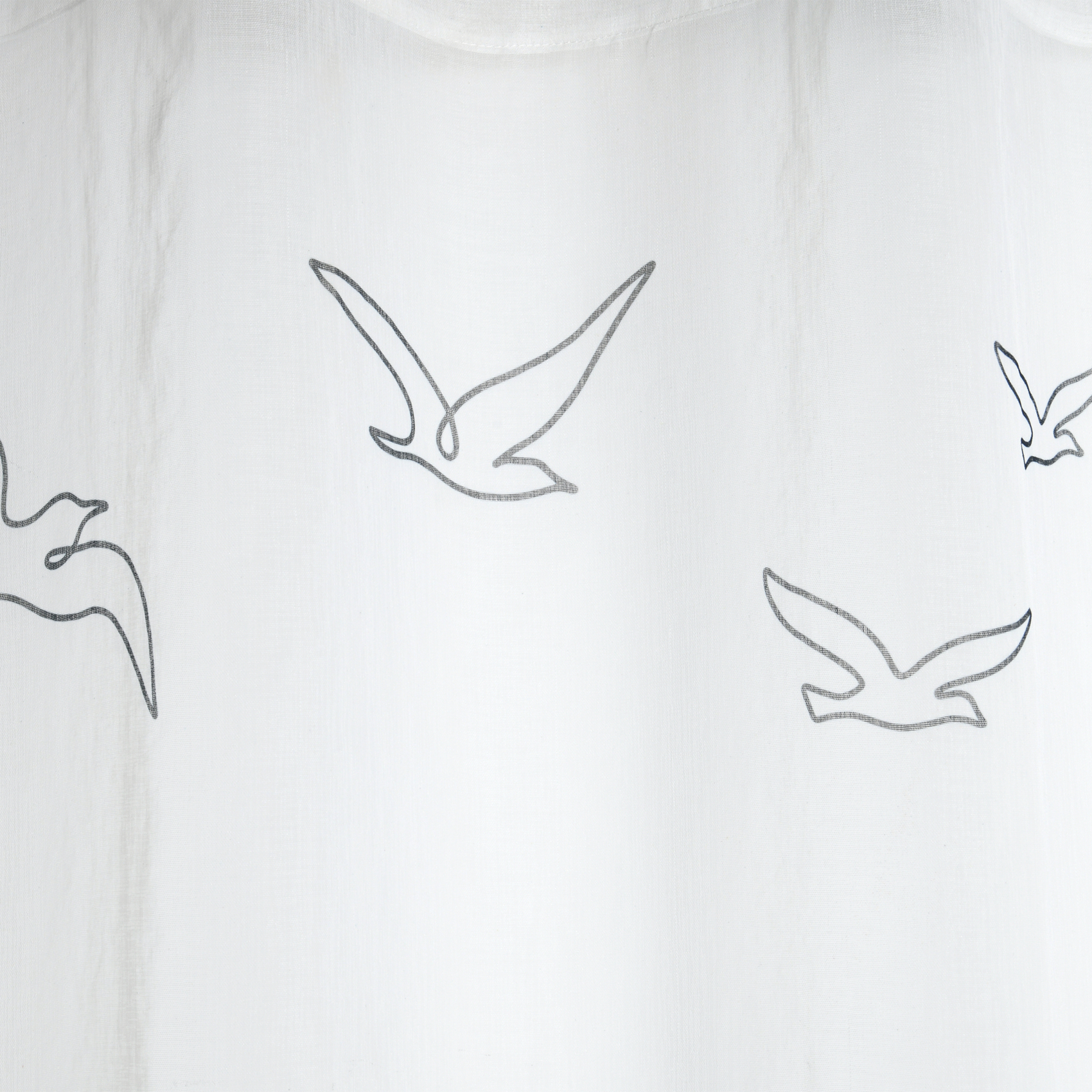 Voilage tamisant à œillets motif oiseaux — vue 5