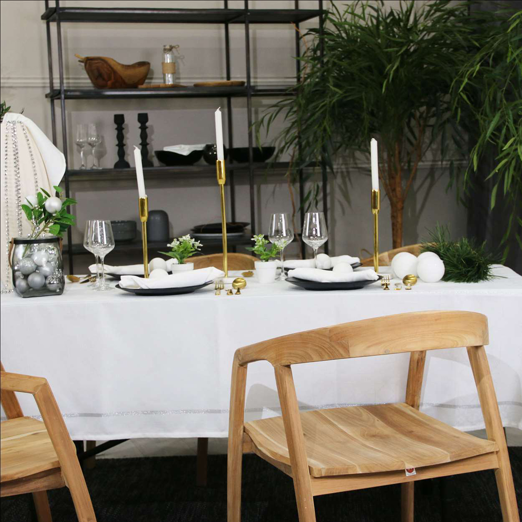 Serviette de Noël brodée — vue 3