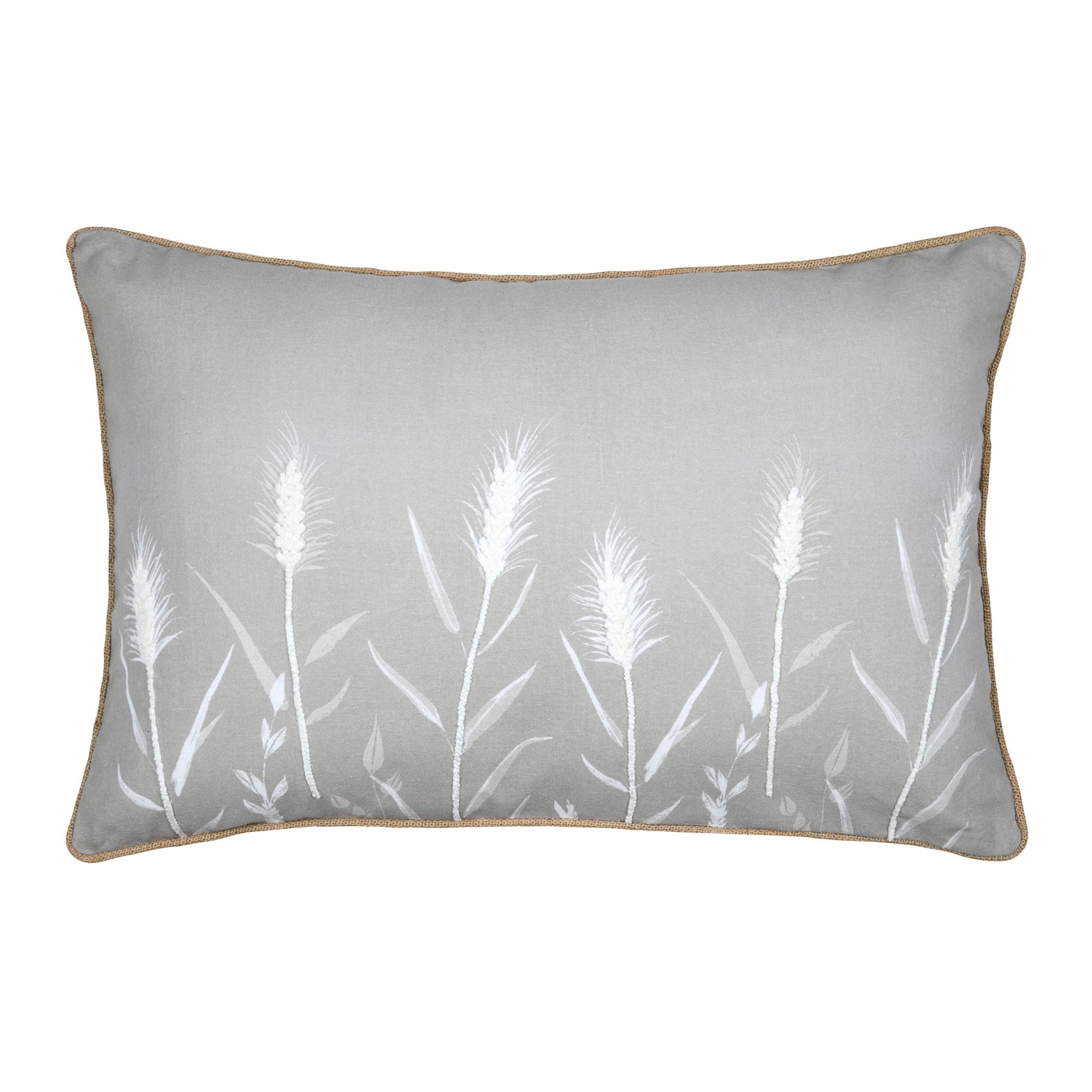 Coussin décoratif pampa en coton