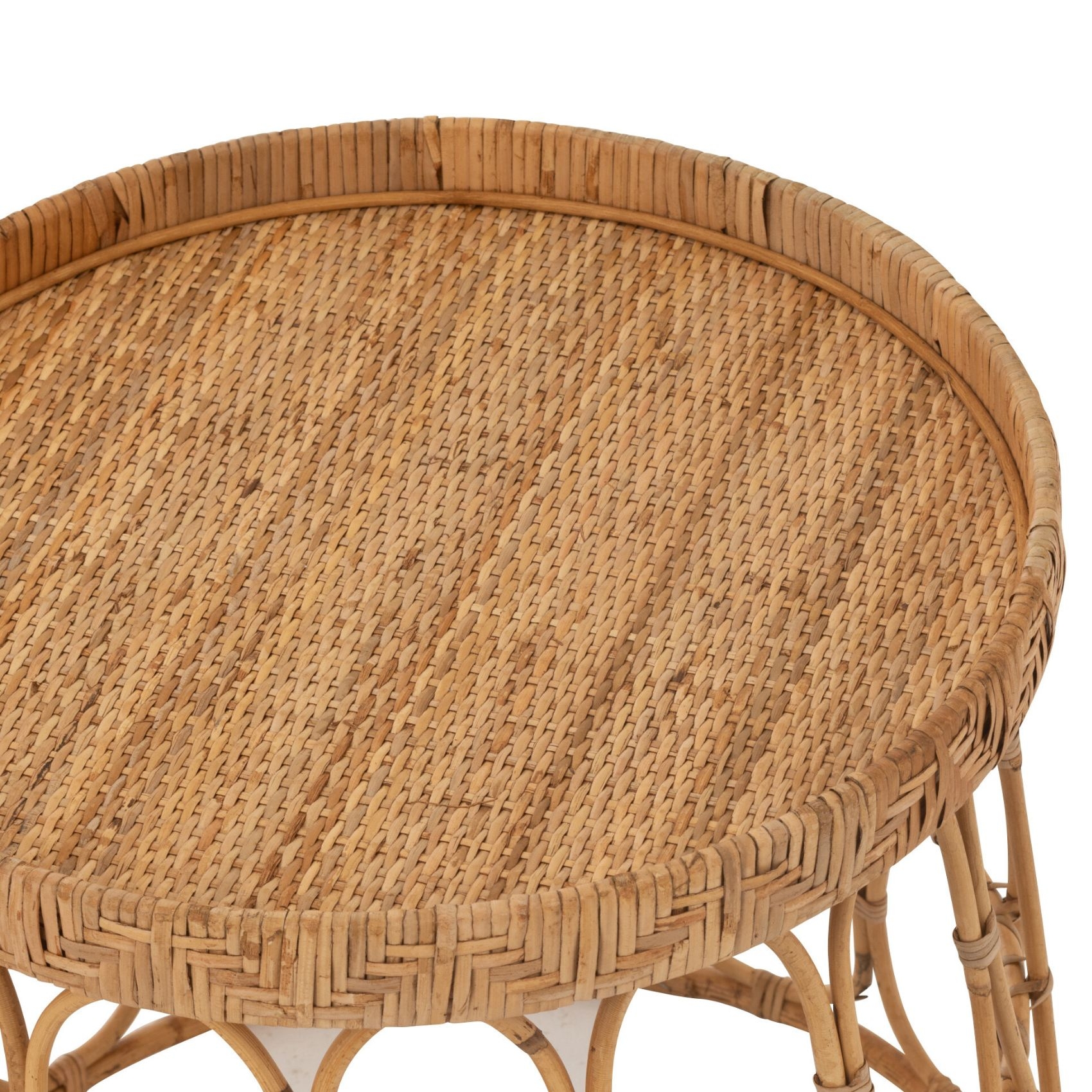 Table basse en rotin lot de 2 — vue 5