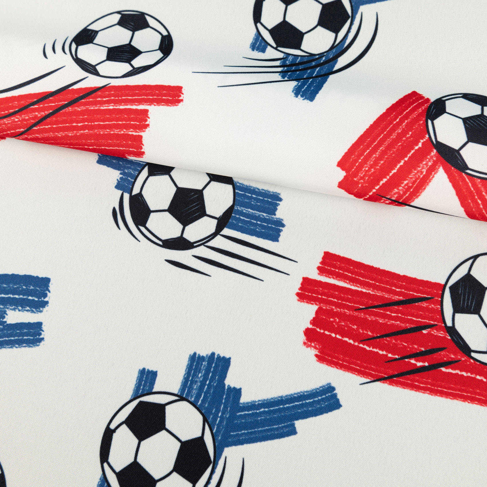 Tissu bachette imprimée football — vue 4