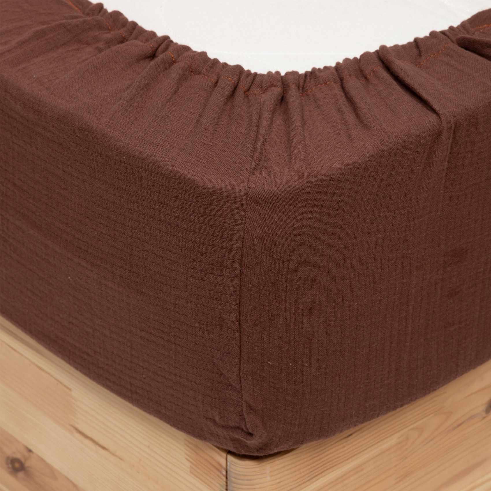 Drap housse en gaze de coton — vue 3