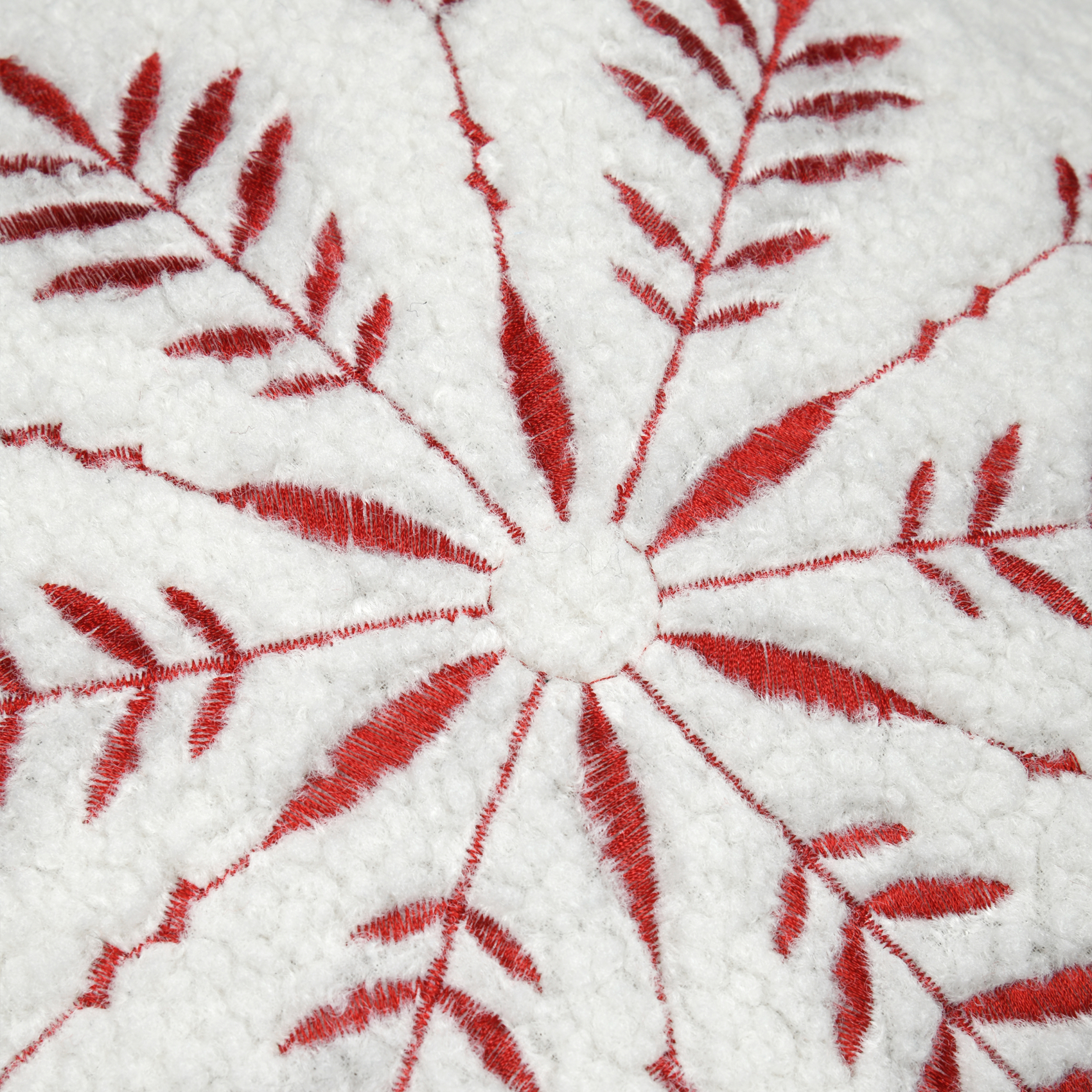 Coussin effet bouclette avec motif flocon — vue 6