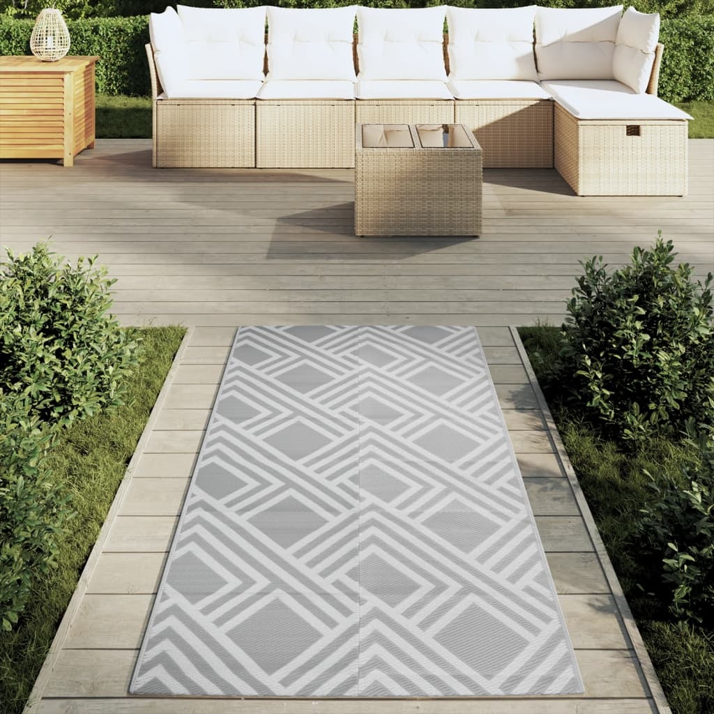 Tapis d’extérieur réversible motif graphique — vue 4