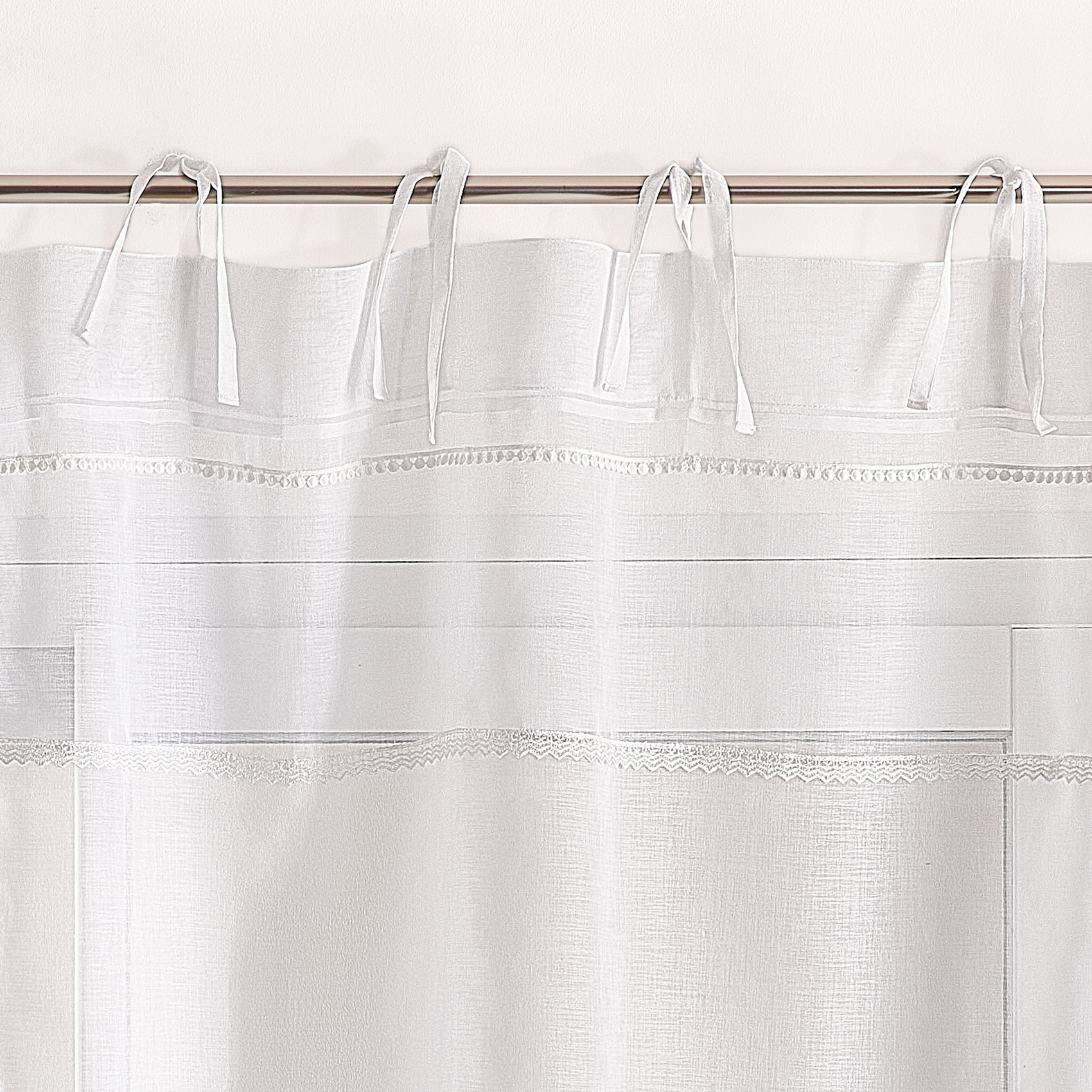 Voilage avec rubans macramé — vue 4