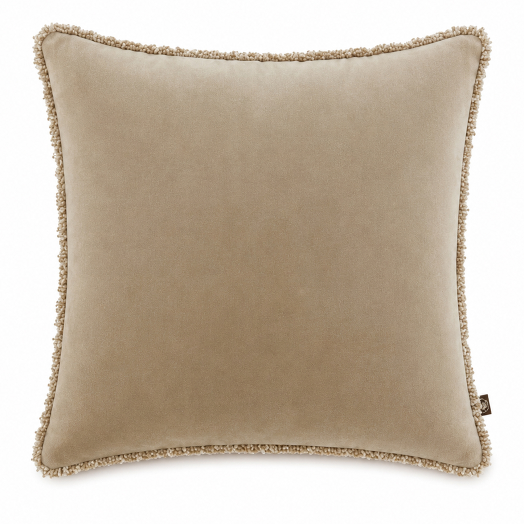 Housse de coussin en velours et contour chenille KOBE HAOMY — vue 5