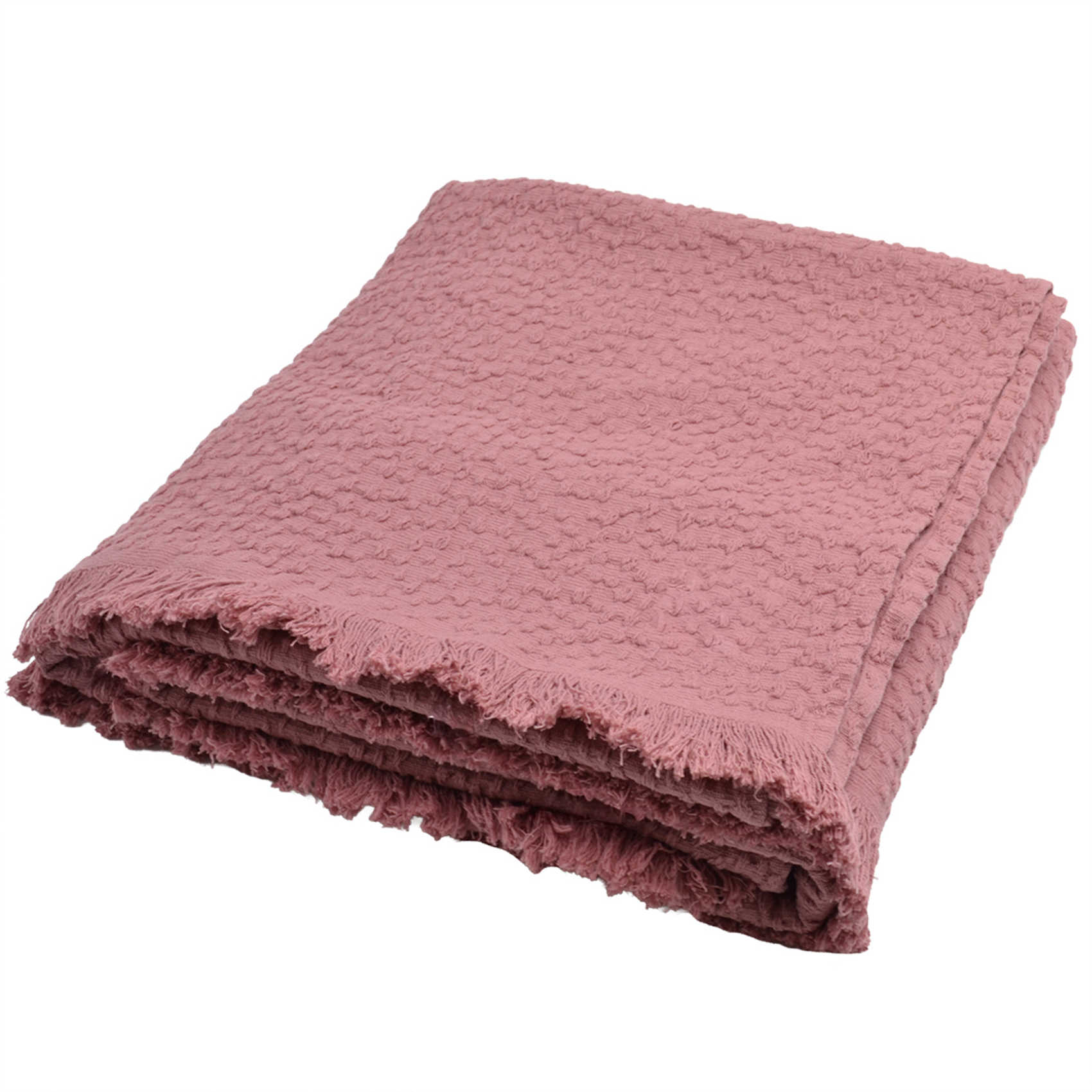 Plaid en coton jacquard à motif goutte d’eau — vue 6