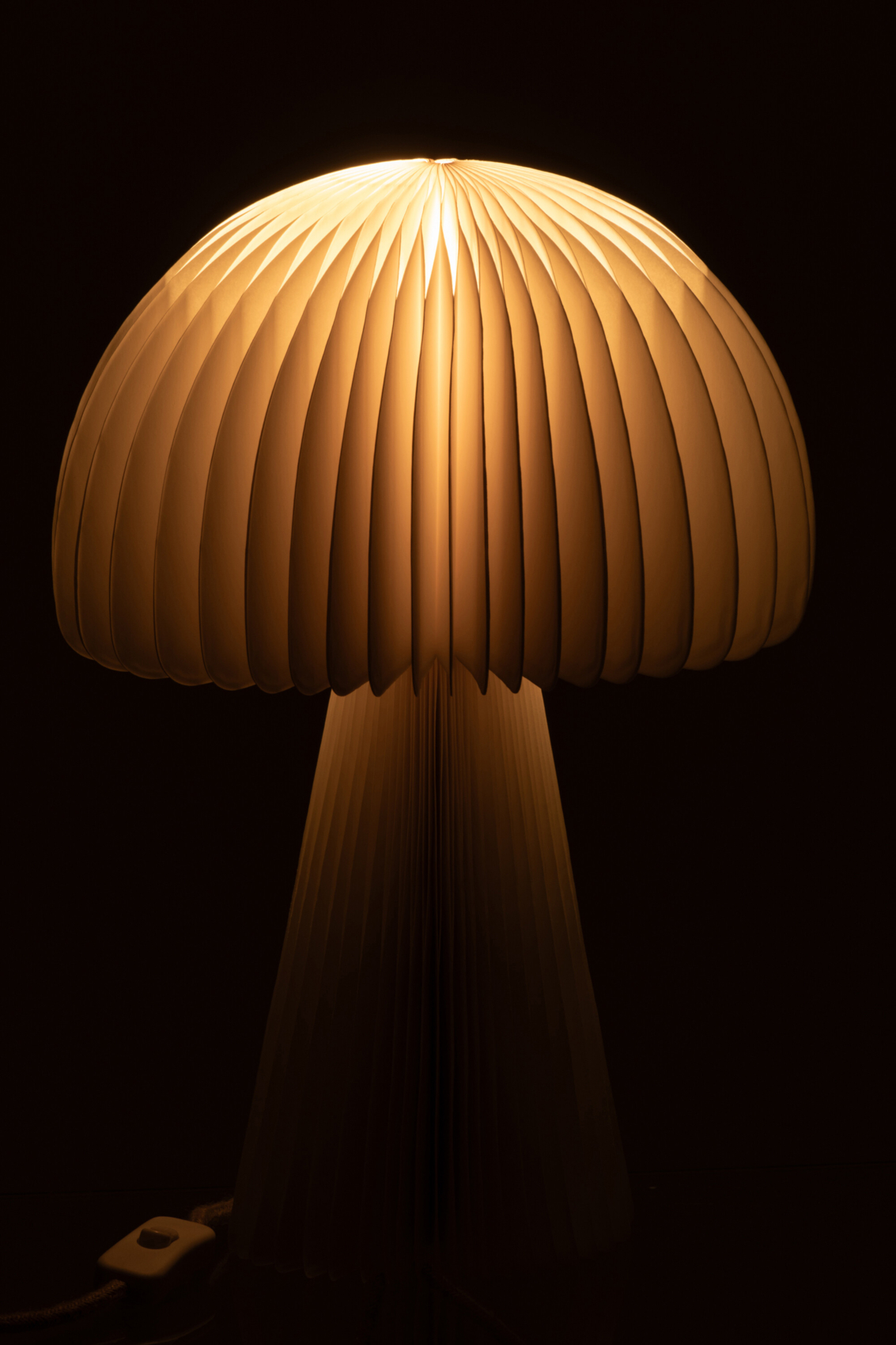 Lampe champignon en papier design — vue 3