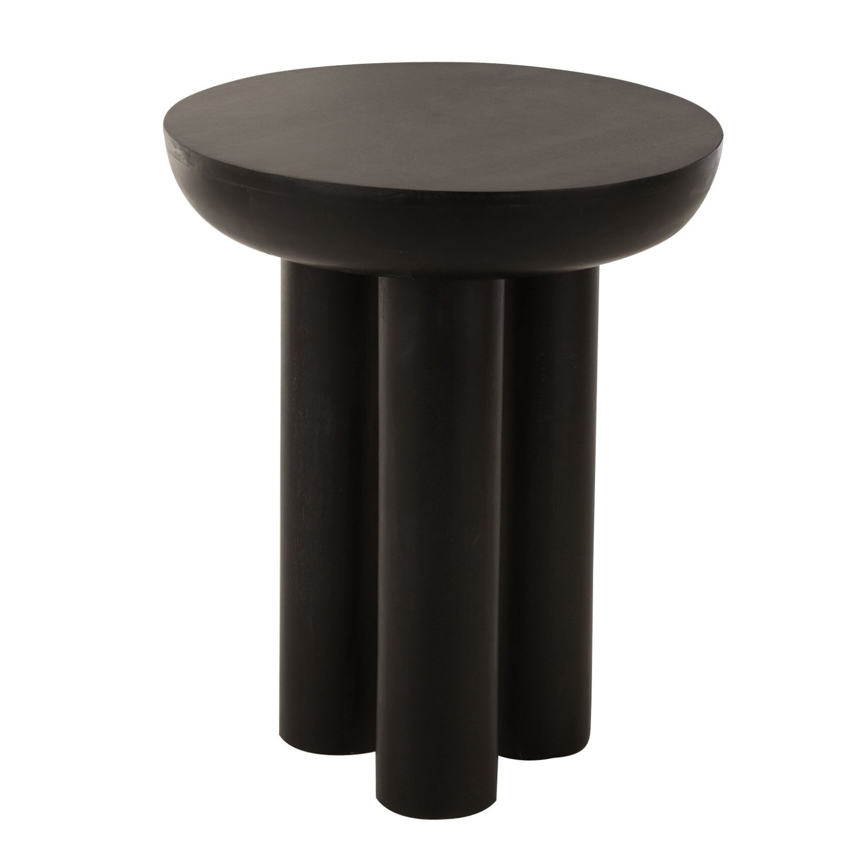 Table basse ronde trio bois de manguier — vue 5