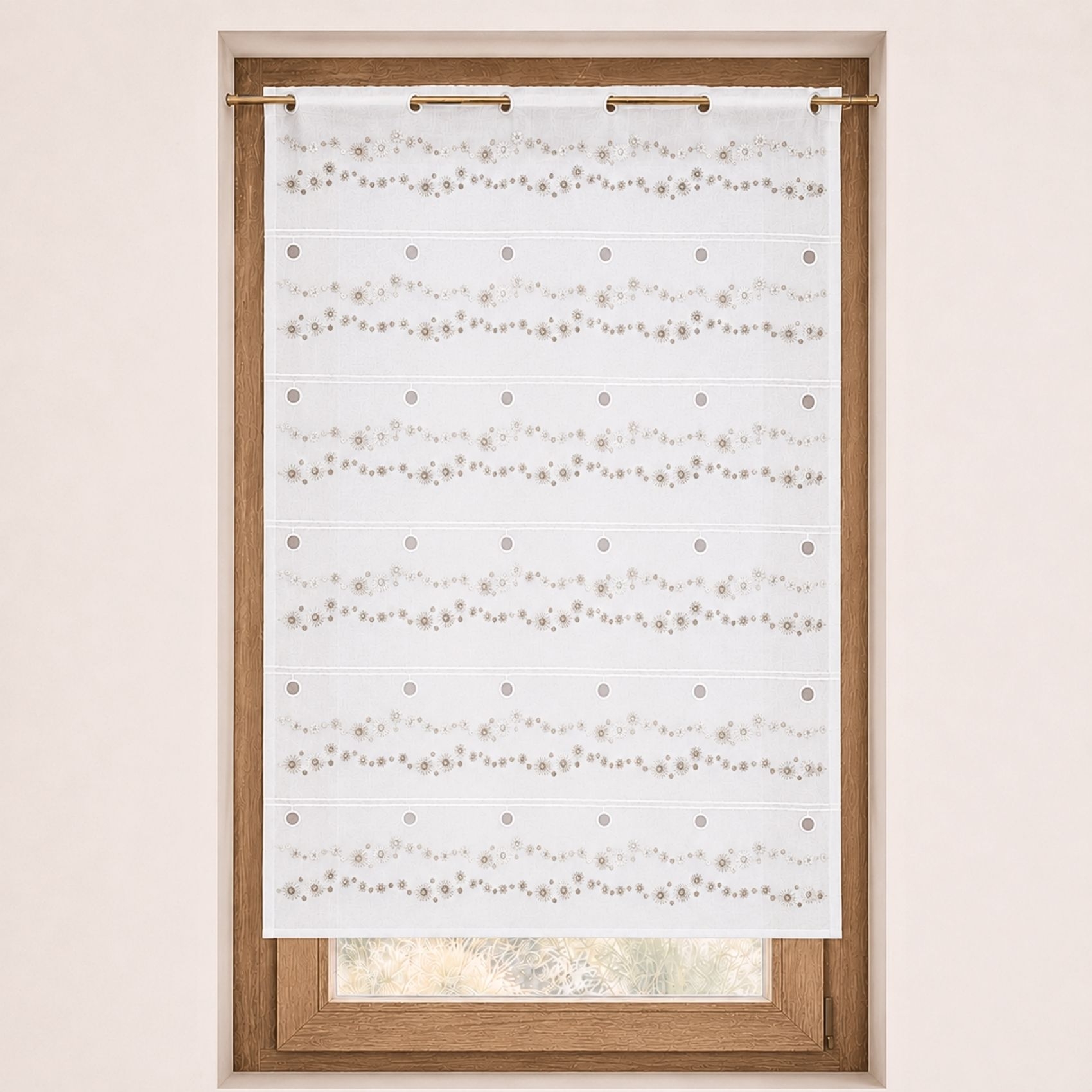 Modulable à petites fleurs brodées — vue 5