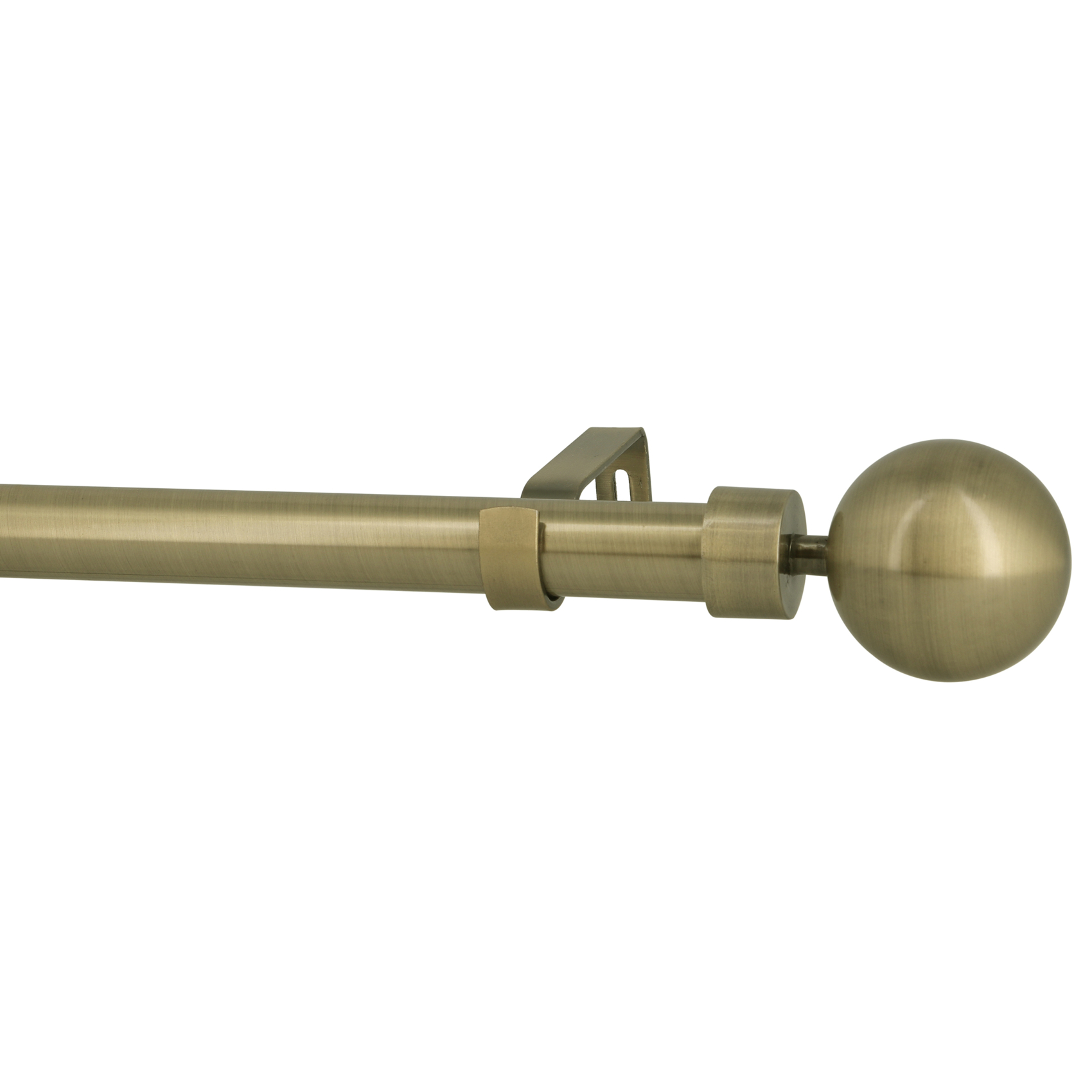 Kit tringle extensible en métal avec embout