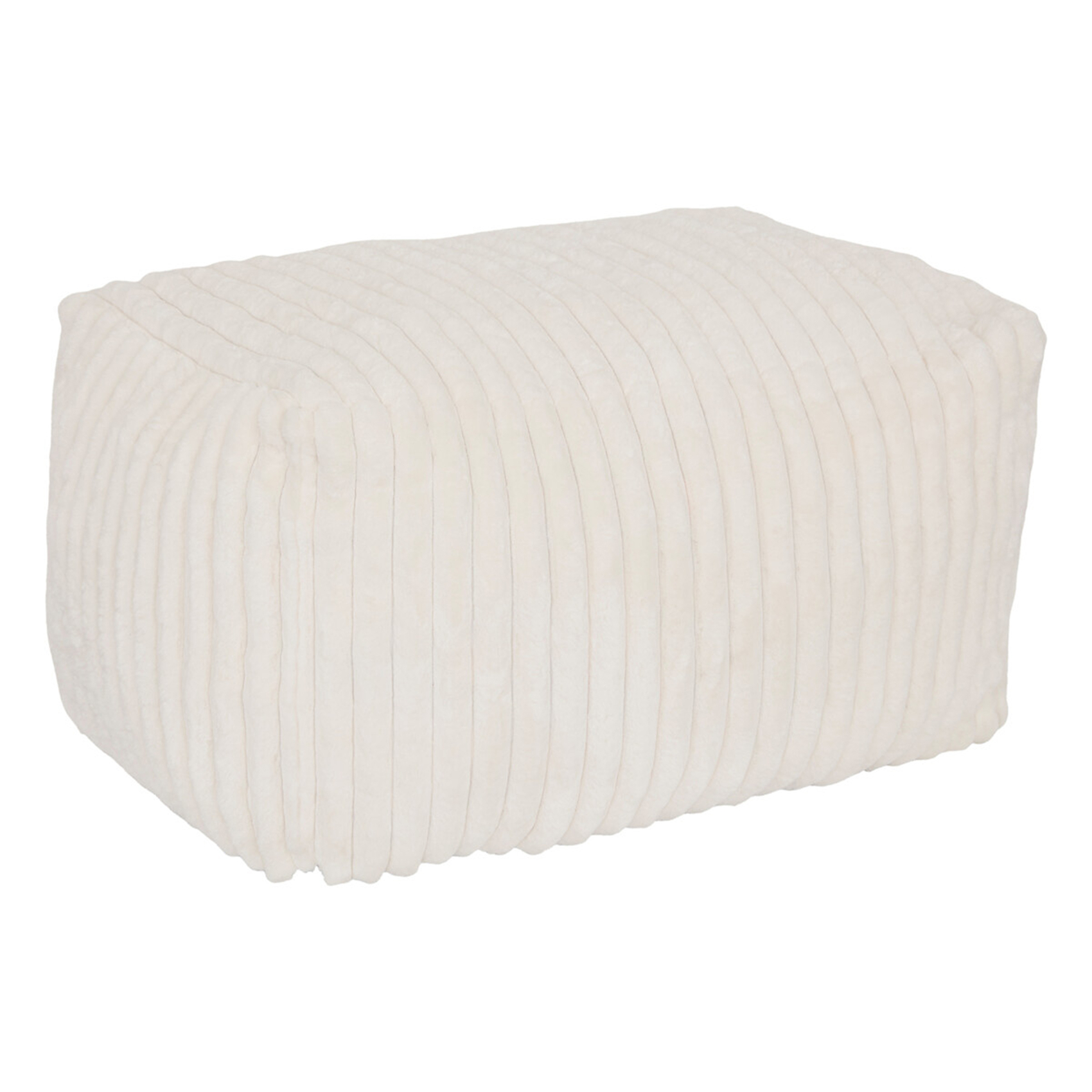 Pouf XL côtelé