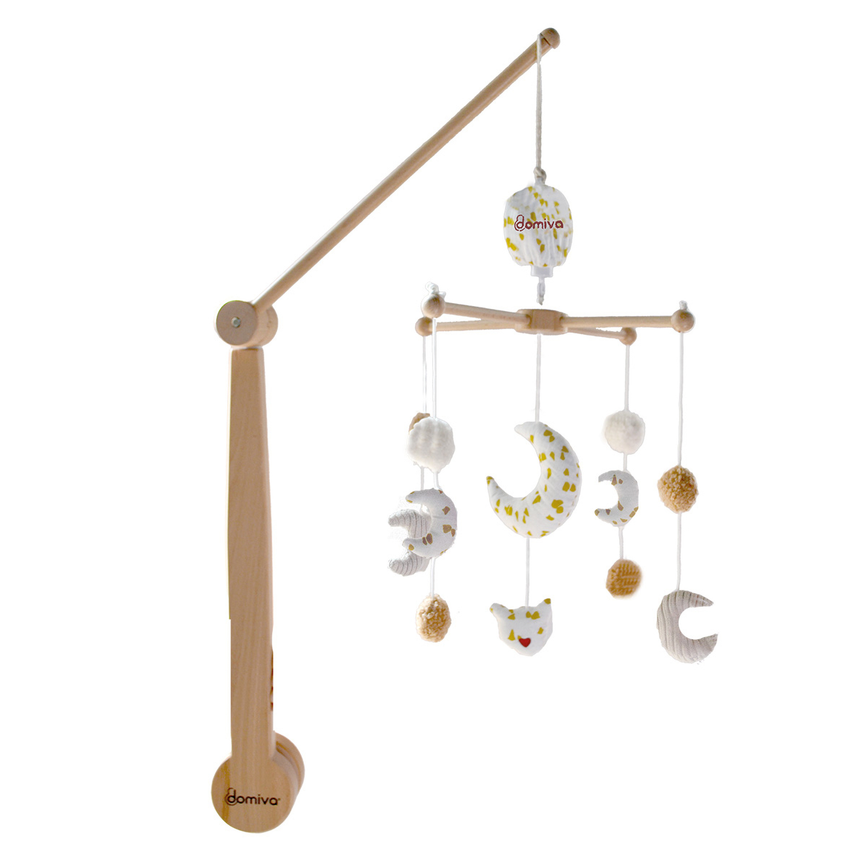 Mobile musical lune pour bébé