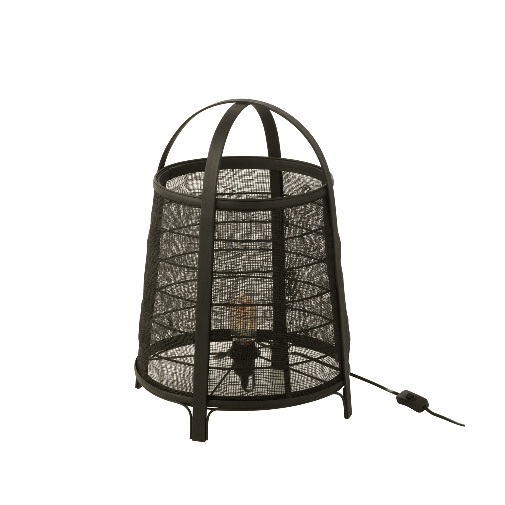 Lampe sur pied en lin style japonais — vue 5