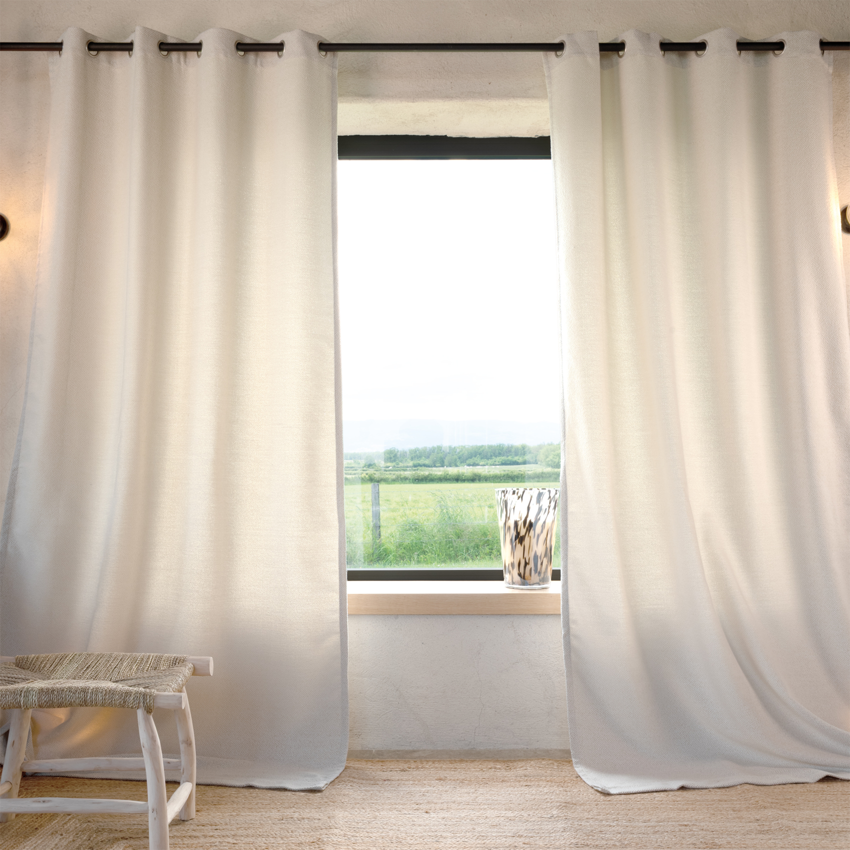 Rideau tamisant bouclette