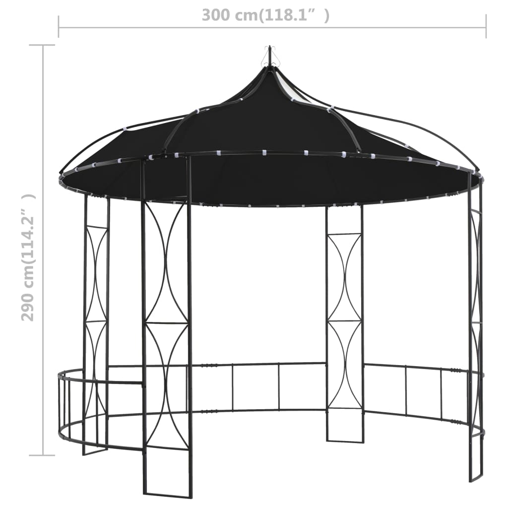 Auvent extérieur style romantique — vue 4