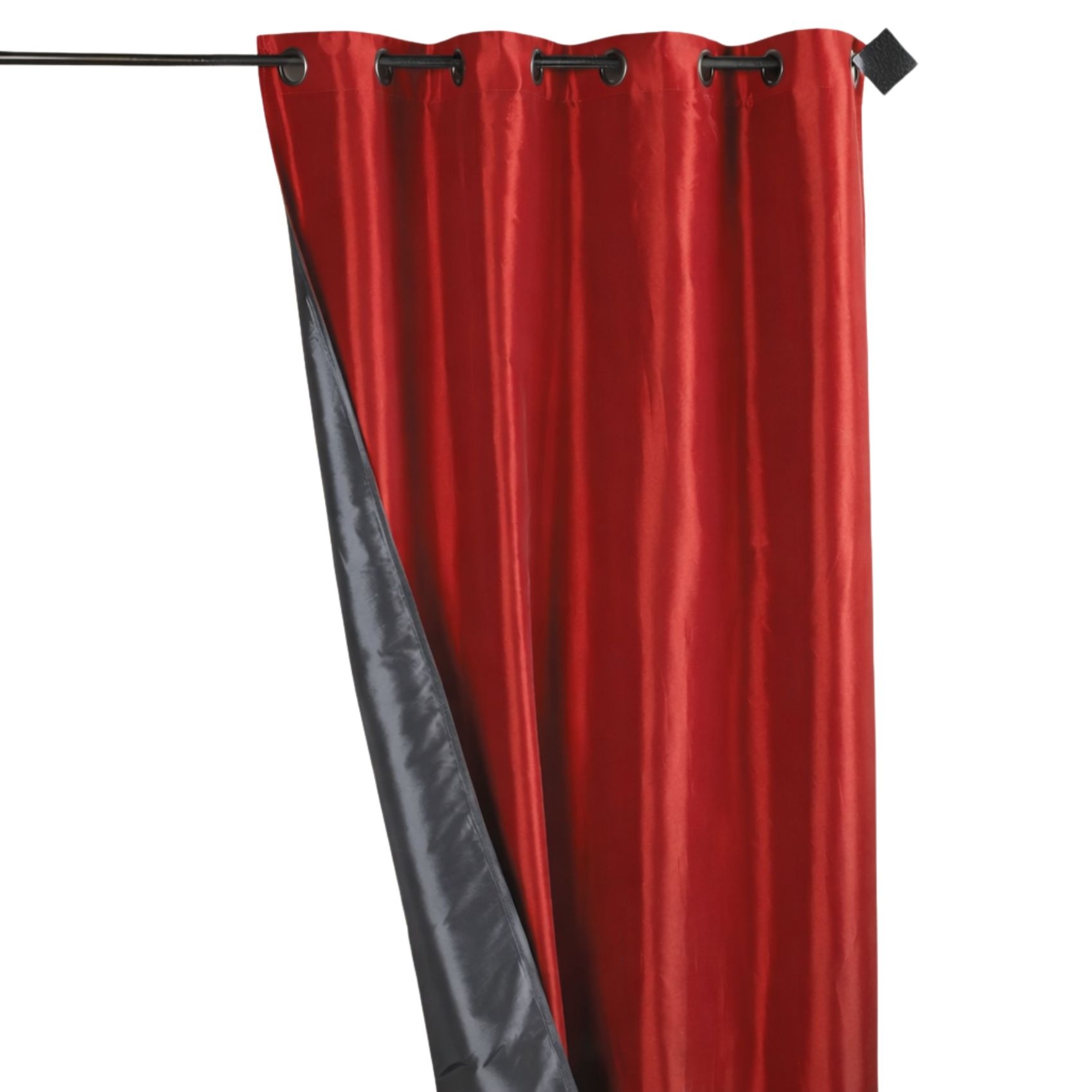 Rideau Ameublement Réversible en Taffetas — vue 3